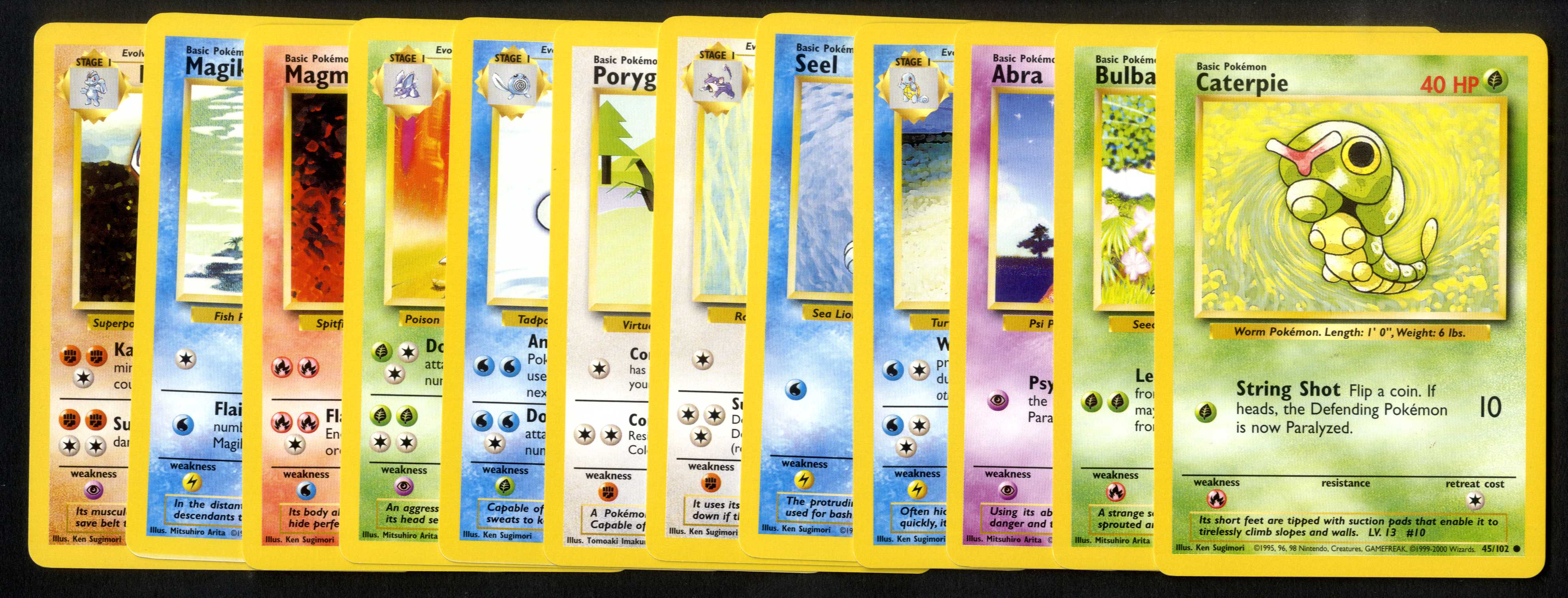 1999 2000 pokemon cards Pokemon Base Set Original Vintage 1999-2000 Cards You Pick