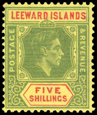 Leeward Islands SG 112bb mint