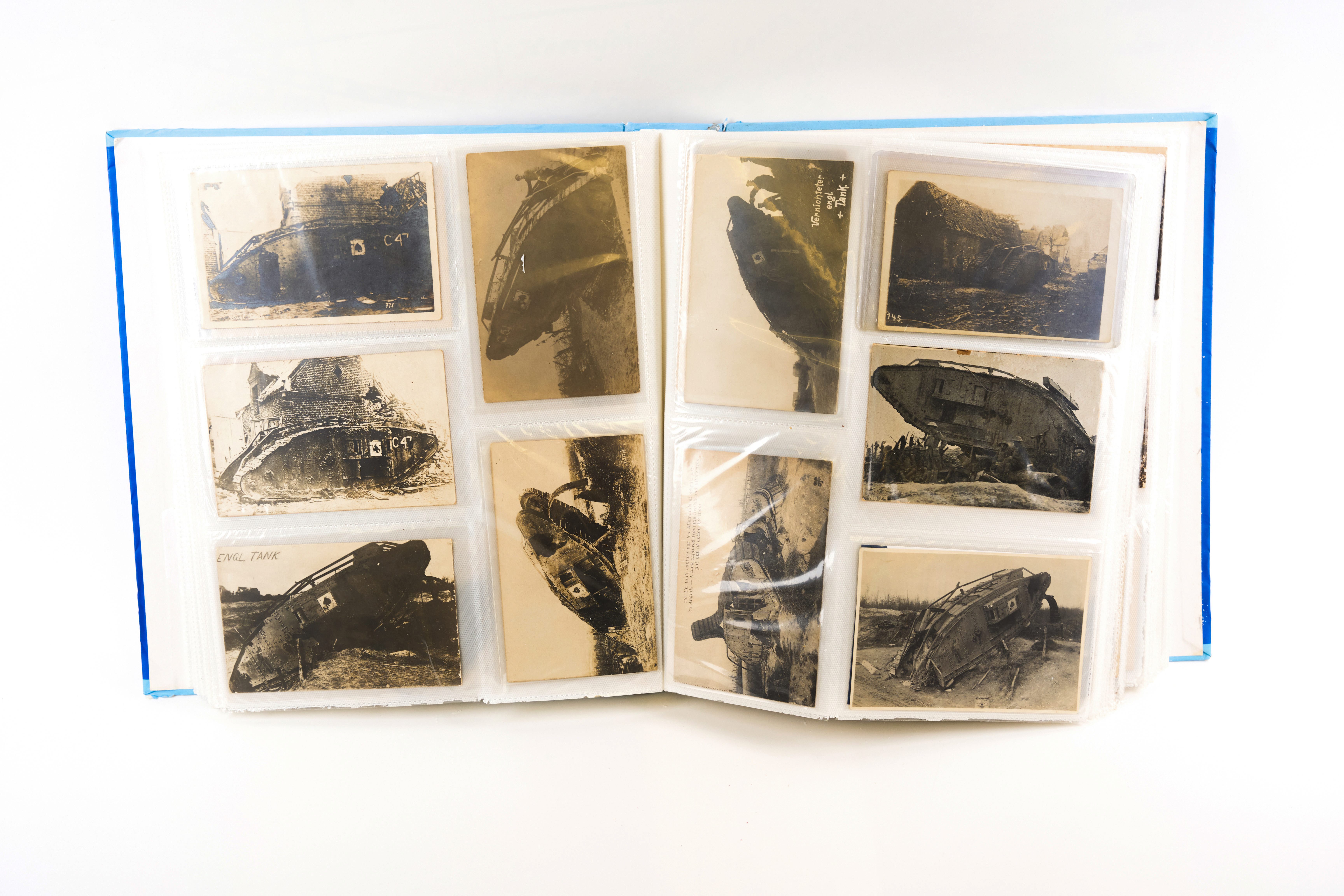 <p><strong>A Great W “Tanks” Postcard Album</strong></p>