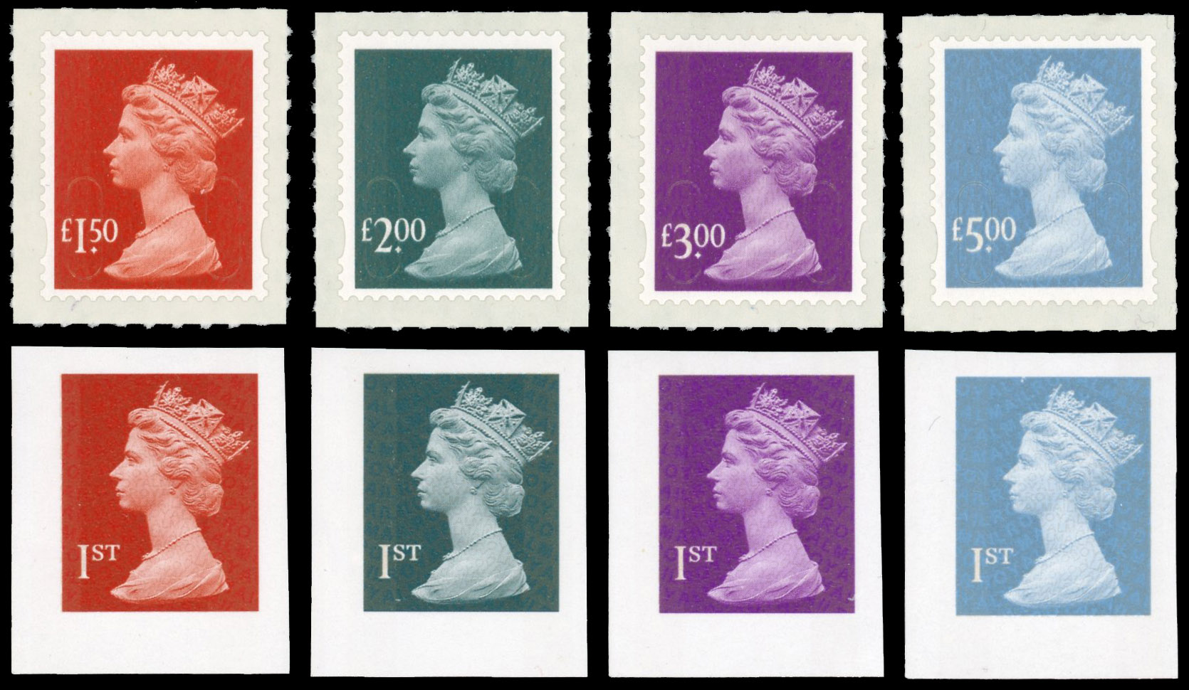 GB SG U2913-6 2009 Security 1st class imperf proofs