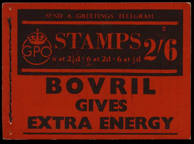1940 (June) 2/6d booklet (#2), 2d pane...