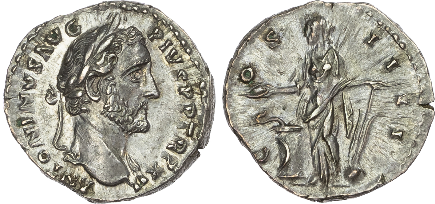 Antoninus Pius (AD 138-161) AR Denarius, Rome, AD 148-149, 3.57g.