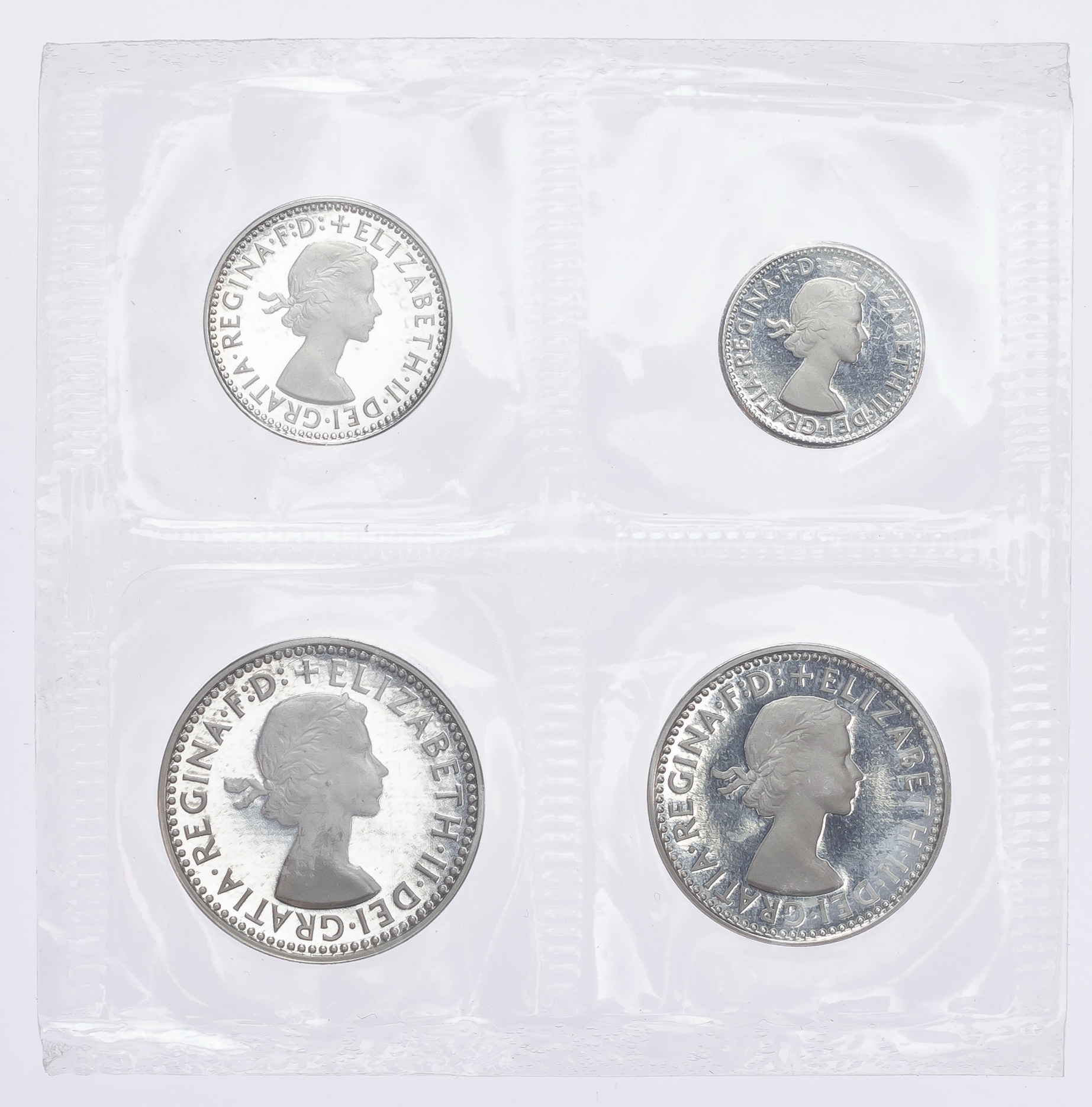 Elizabeth II (1952-2022), Maundy Set, 2015, Fourpence, Threepence, Twopence, Penny.