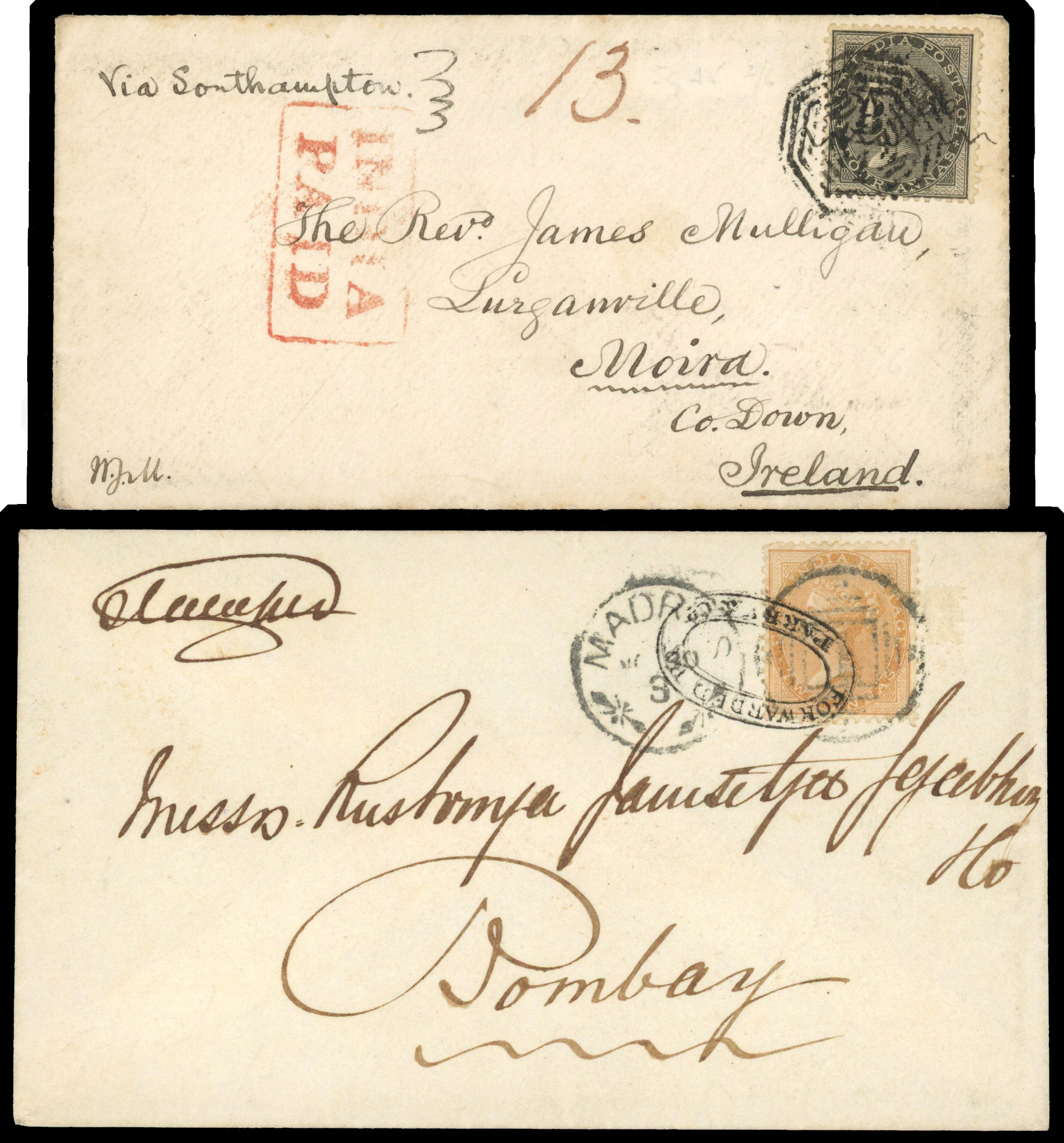 India Postal history collection