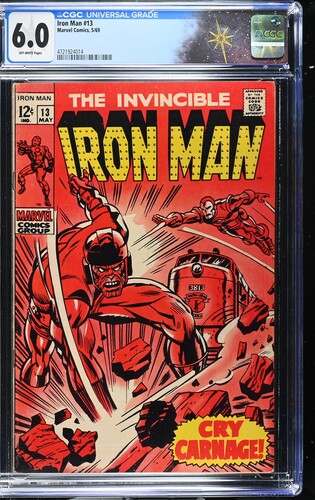 Iron Man #13 CGC 6.0 "Captives of the Controller!" (Marvel Comics, 1969) Off-white pages