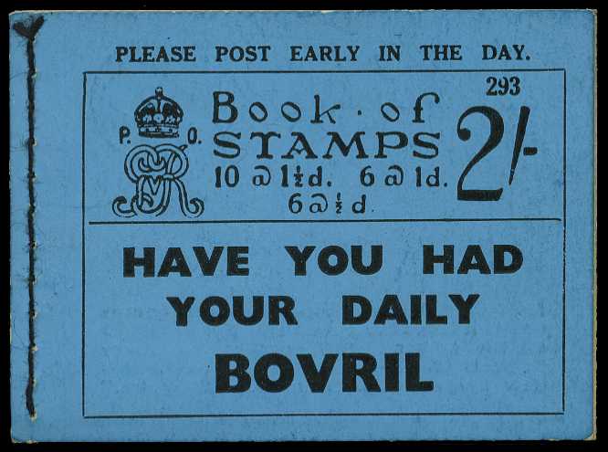 1935 (March) 2/- booklet (#293) with...