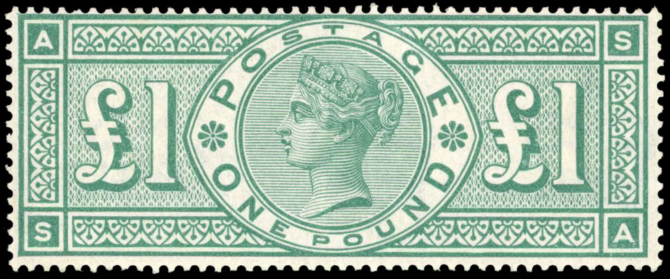 GB 1891 £1 green SG 212 mint