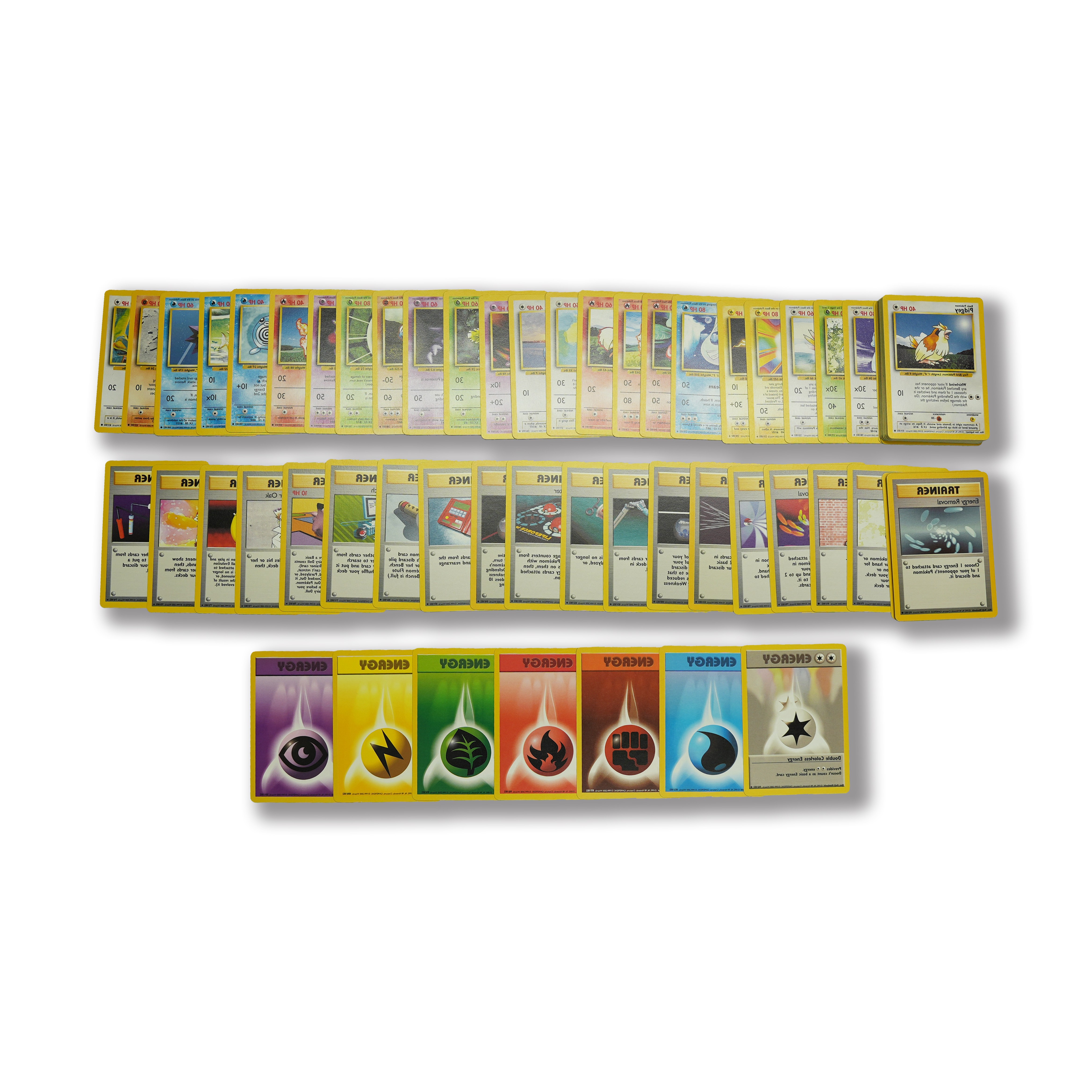 Pokémon TCG - 4th Print Base Set - Non-Holo Complete Collection - 86 Cards