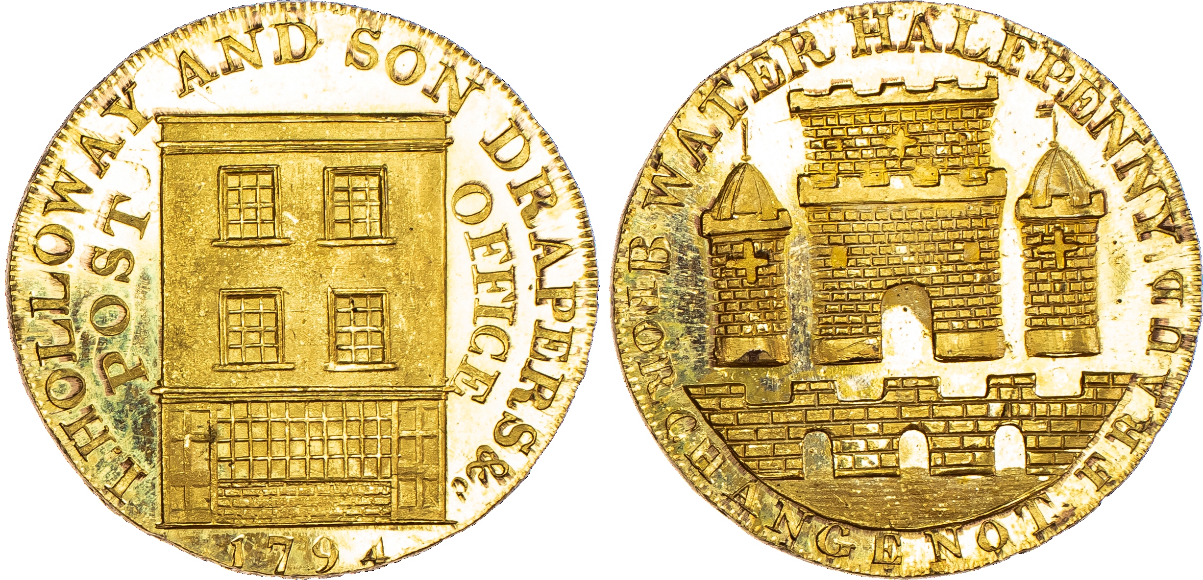 Bridgewater, John Holloway Halfpenny...