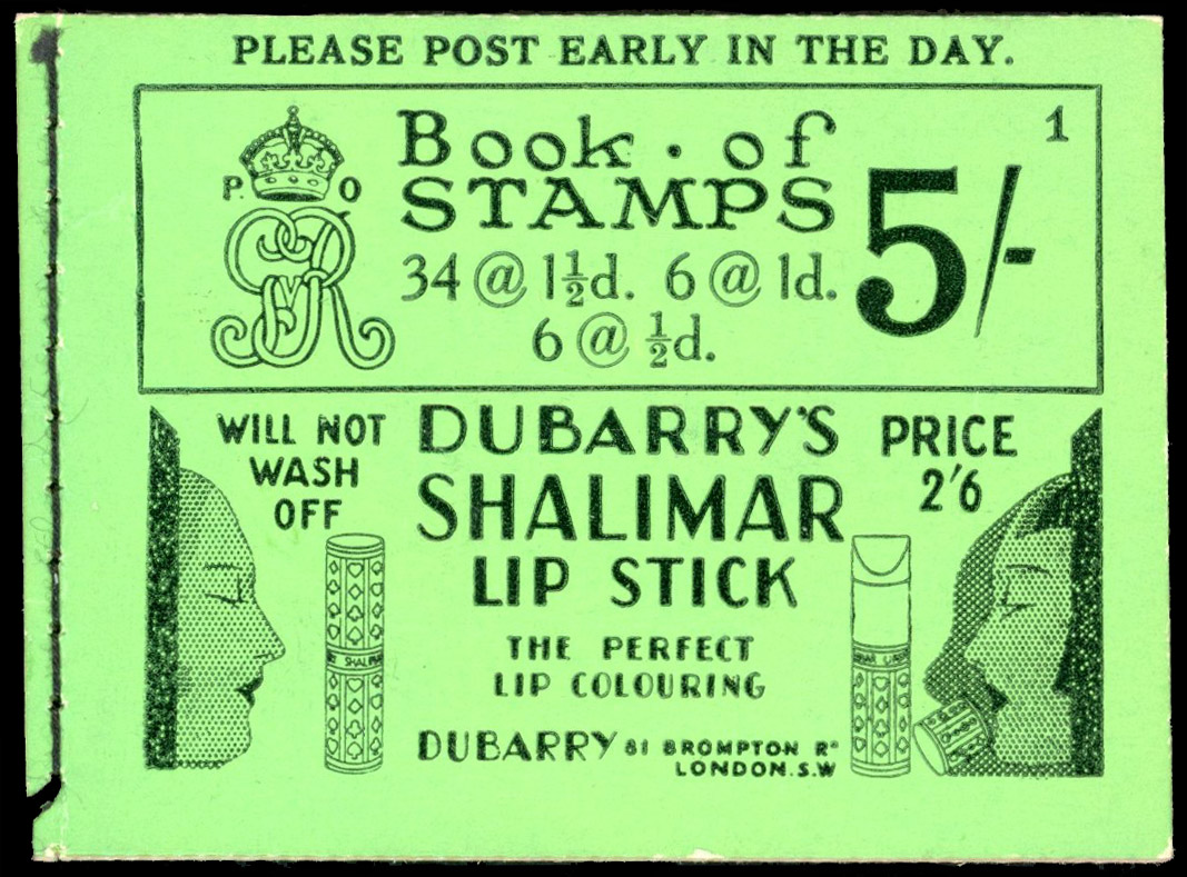 GB SG BB33 1931 5s booklet
