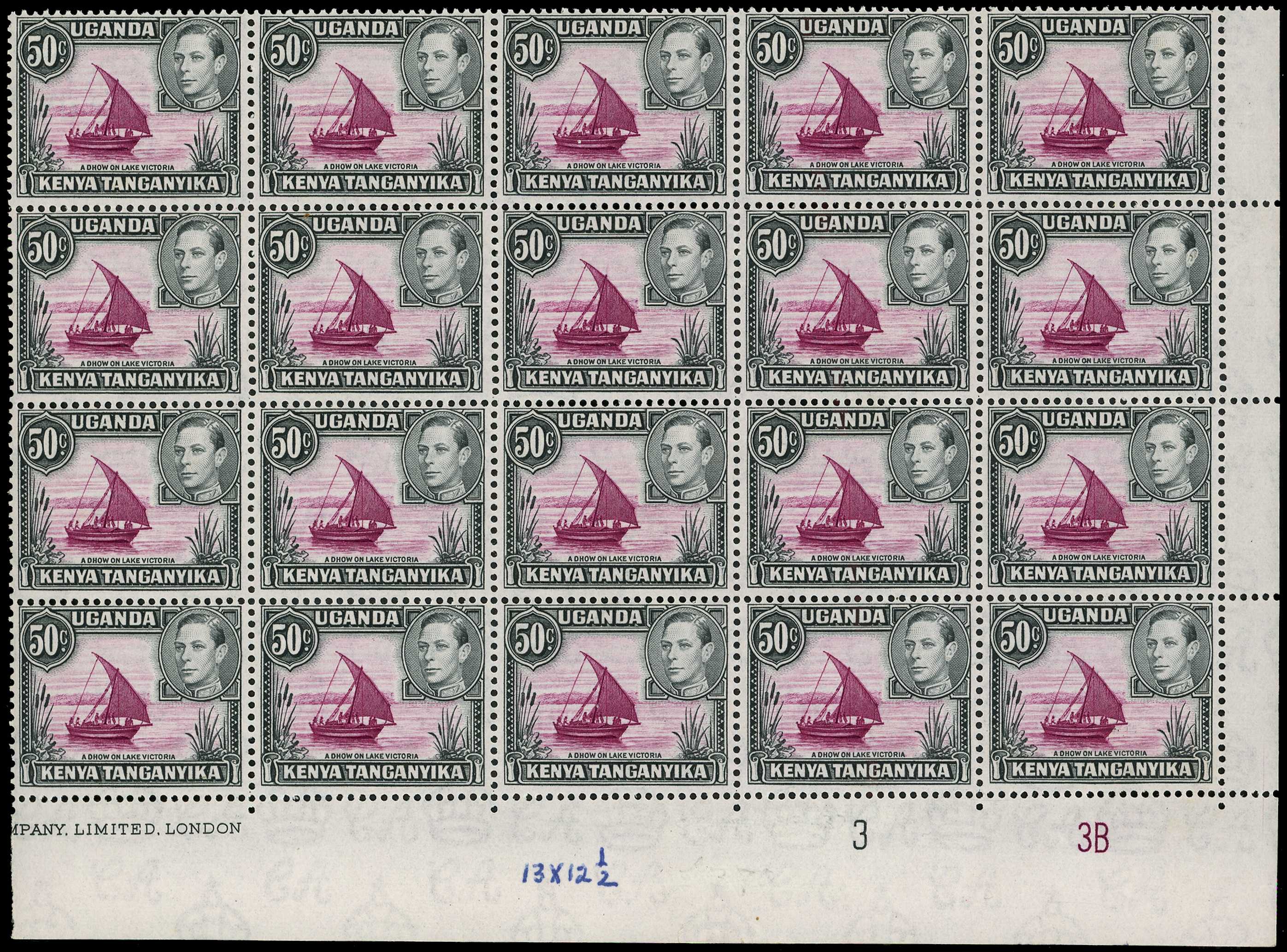 KUT SG 144ea block mint