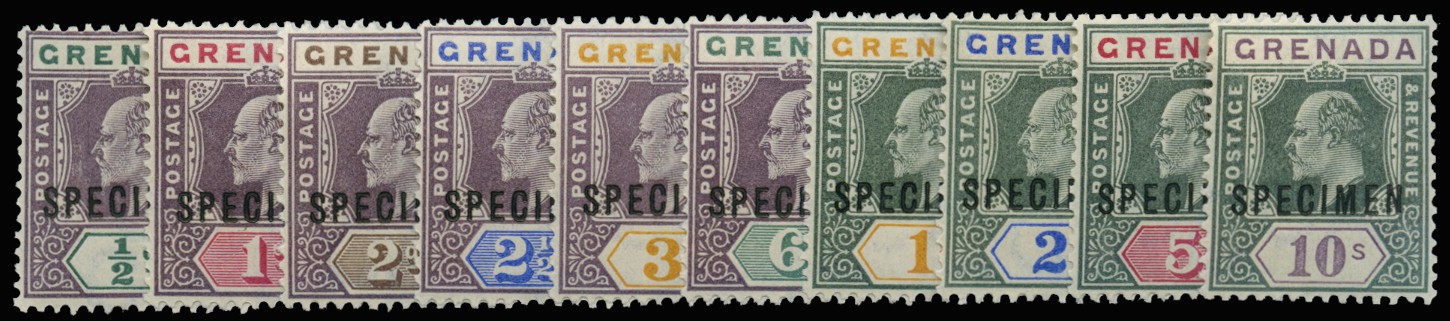 1902 Wmk CA set of 10 to 10s,...