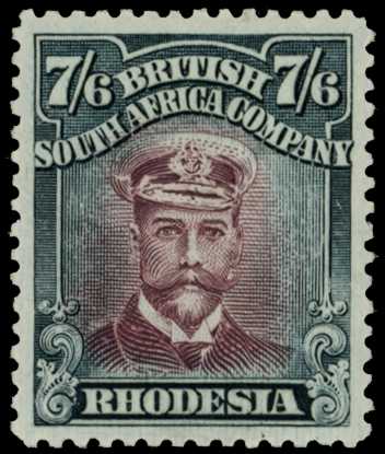 1922-3 7/6d Head Die IIIB, perf 14, white...