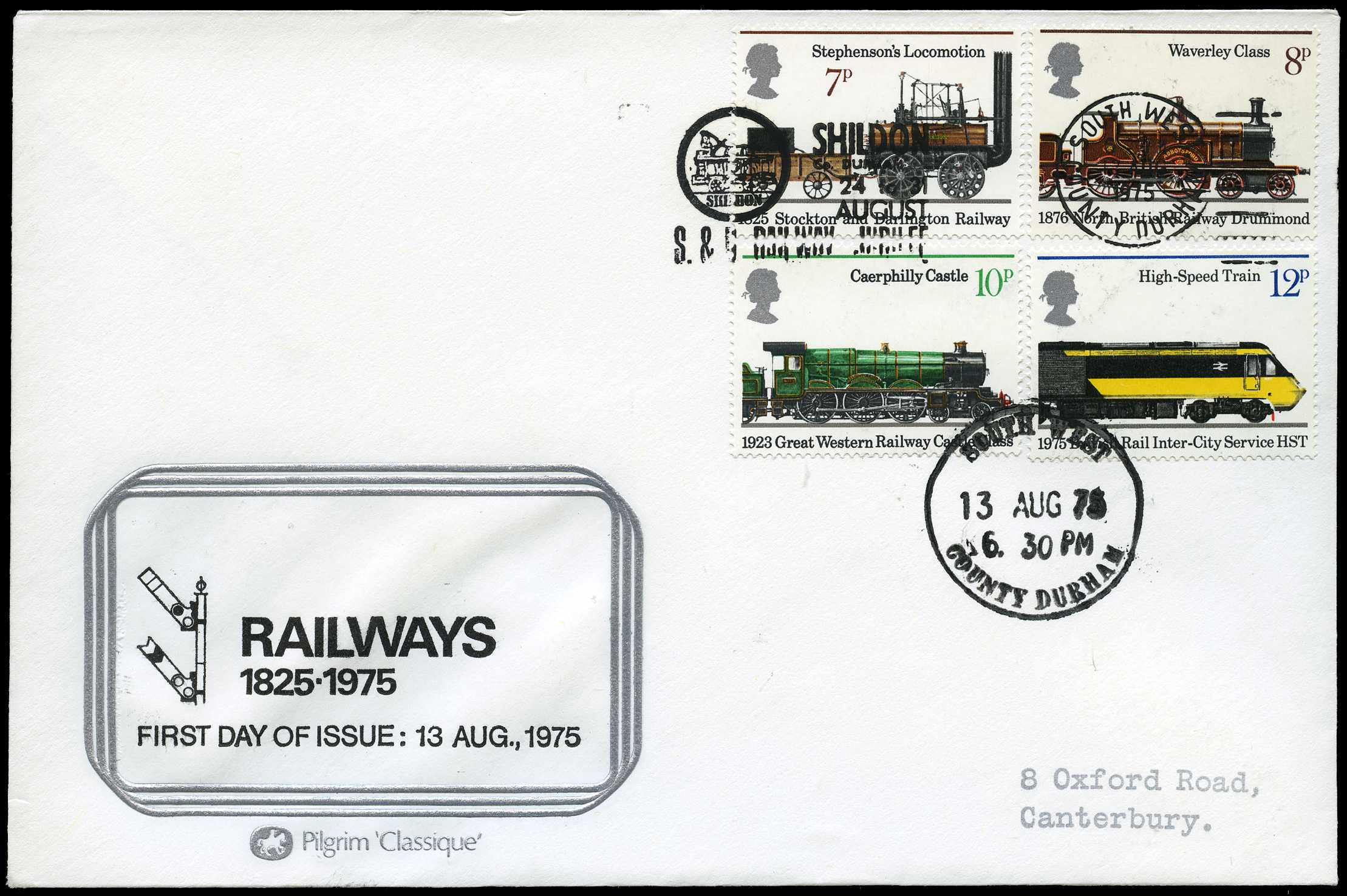 FIRST DAY COVERS: 1975 Stockton and...