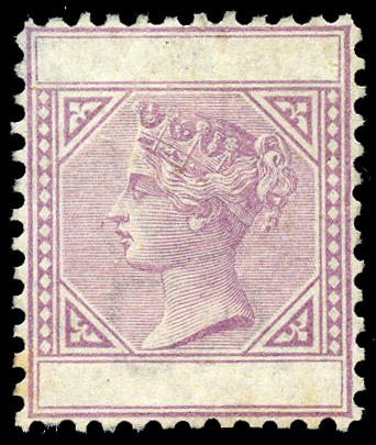 Nevis 1879-90 De La Rue Colour Trial in dull lilac