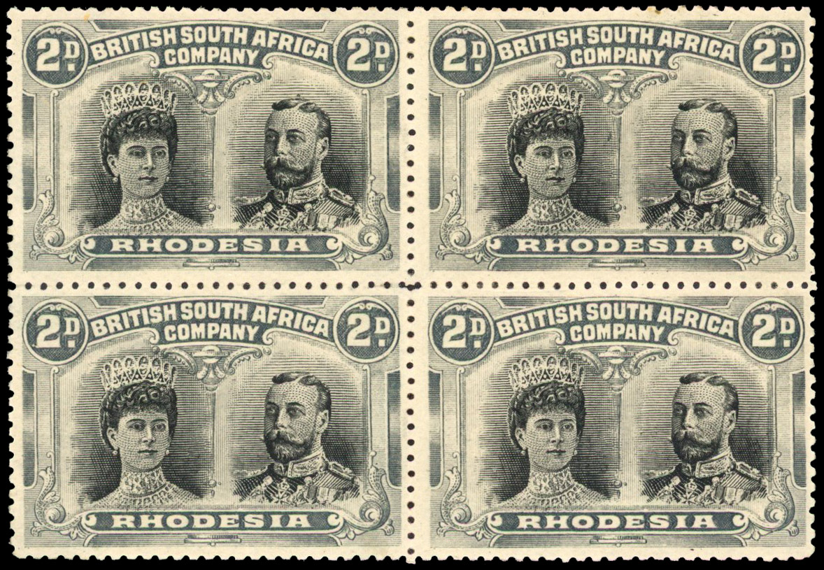 RSC E 2d black and grey-black #28-34 unused block