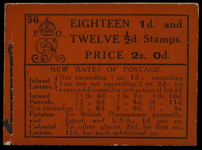 1917 trial booklet for stitching, made up in...