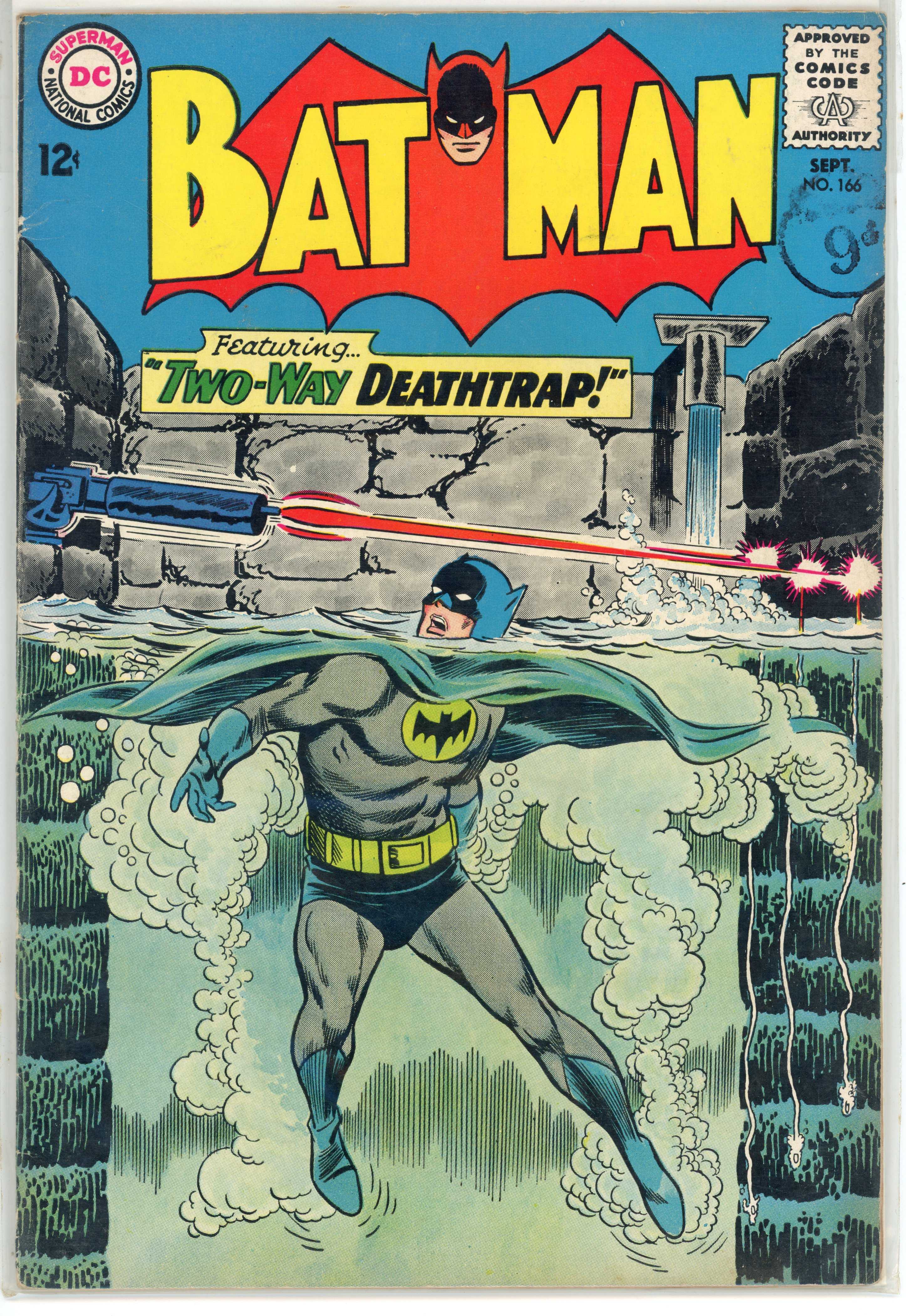 Batman #166 Cover by Carmine Infantino (DC Comics, 1964)