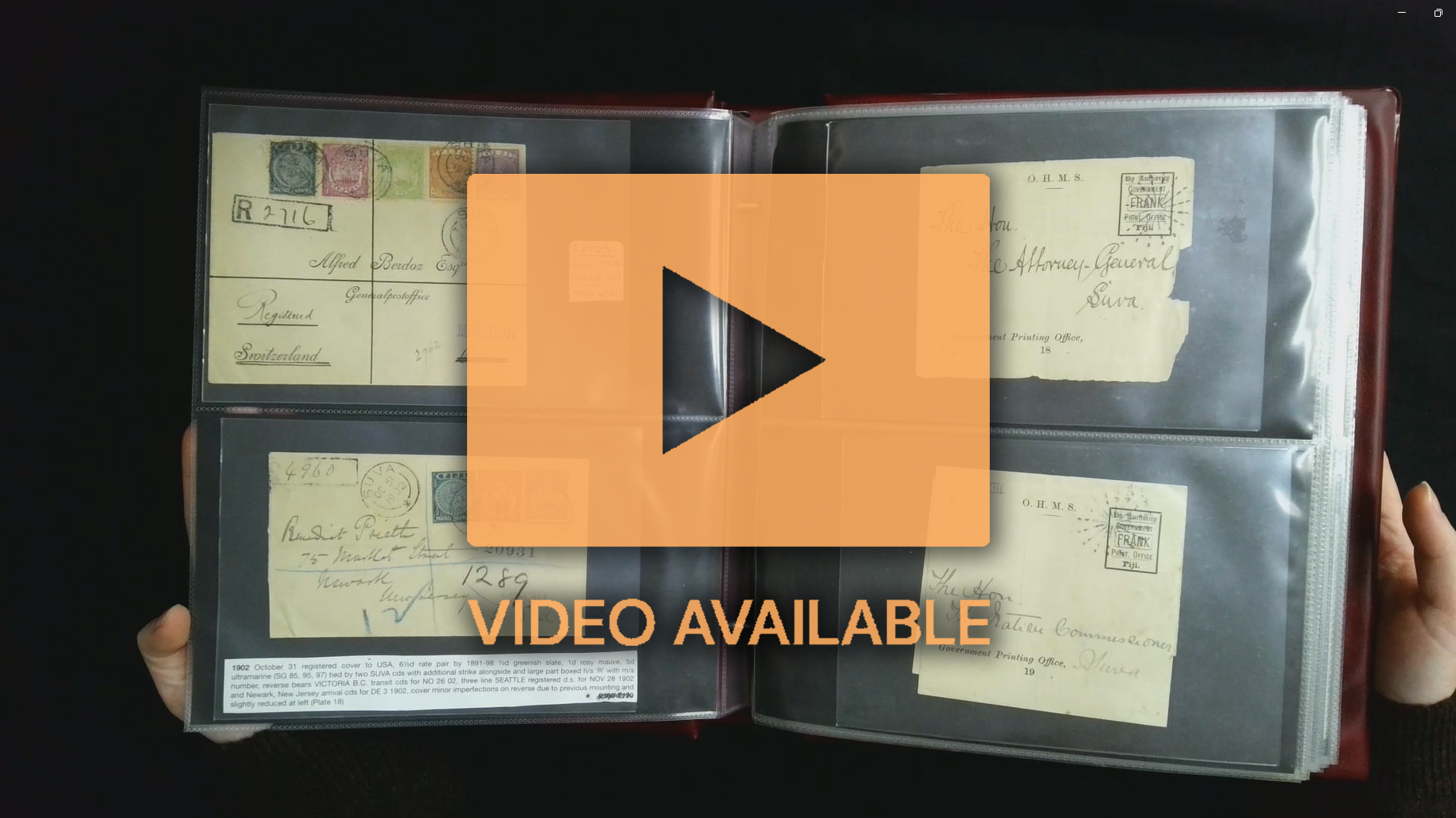 Fiji Postal History collection