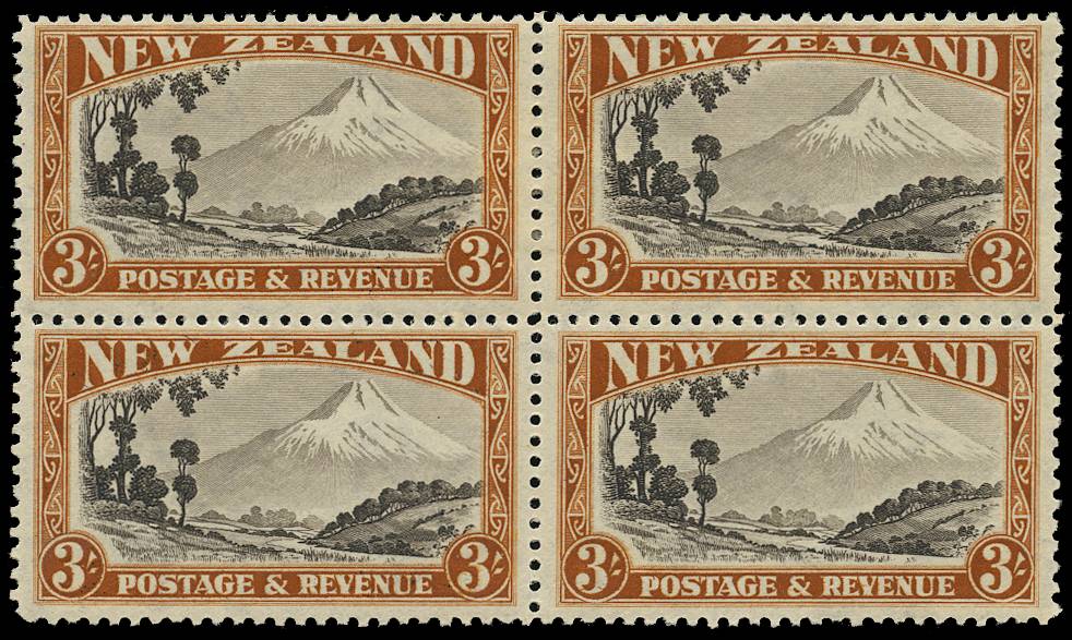 NEW ZEALAND SG 590b 1936-42 3s WMK 98 PERF 12½ B4 LPOG