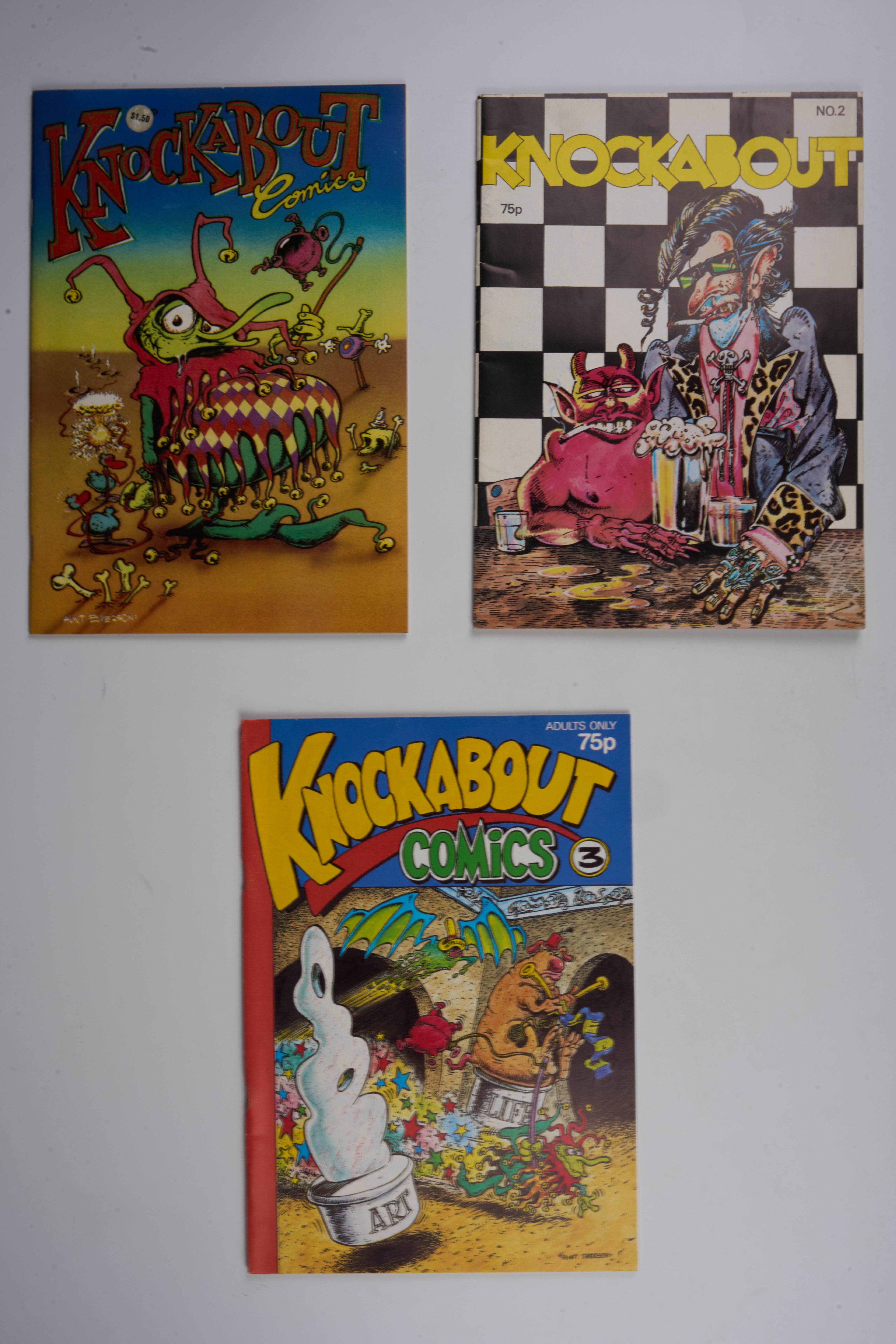 Knockabout Comics #1-#6 (Knockabout Comics, 1980-83)