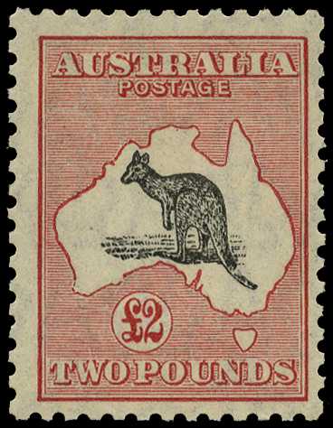 Small Multiple Watermark: 1929-30 £2 black...