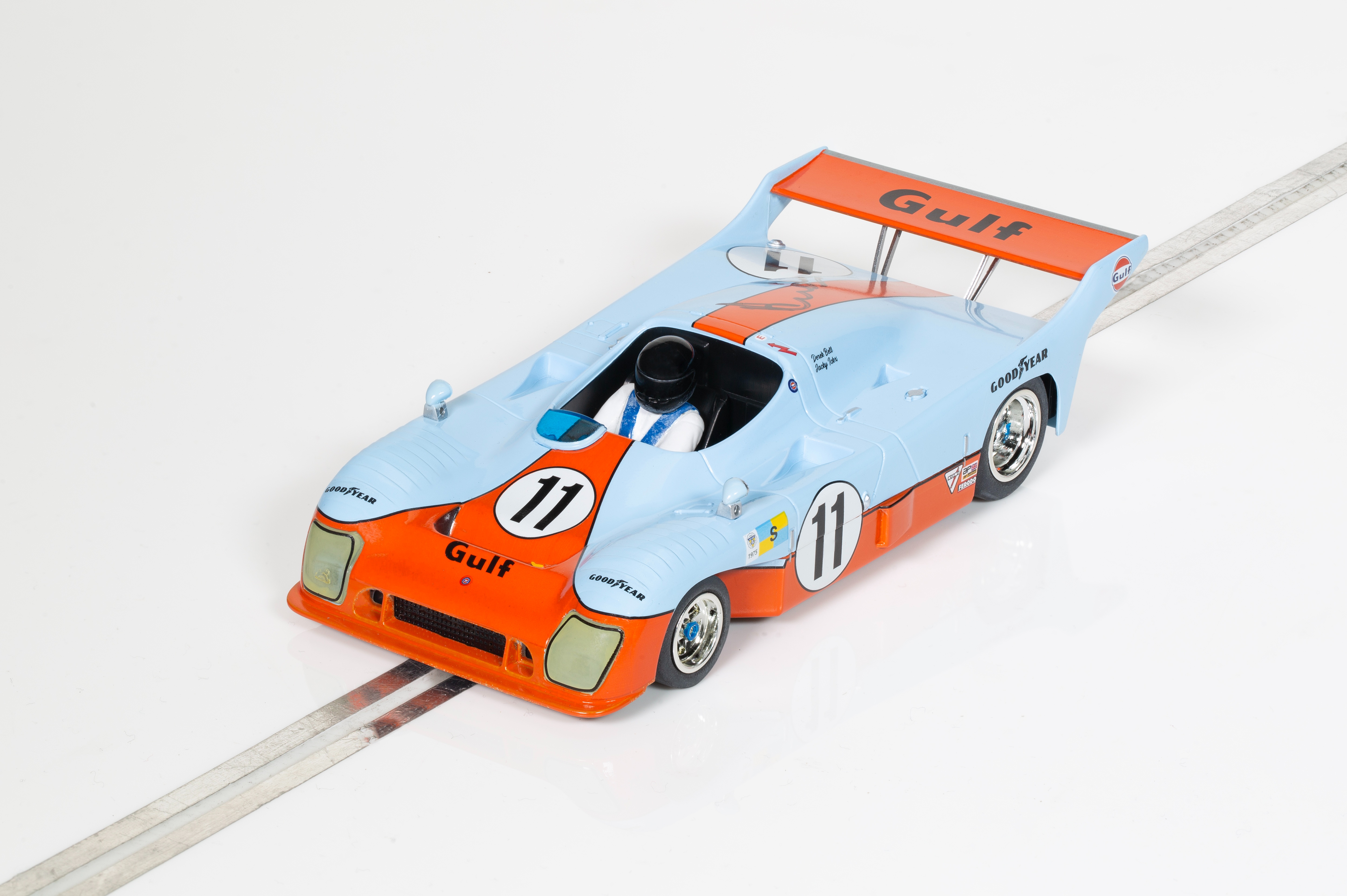 Scalextric - C4443 1975 Le Mans Winner Special Edition - Mirage GR8 - signed by Derek Bell 