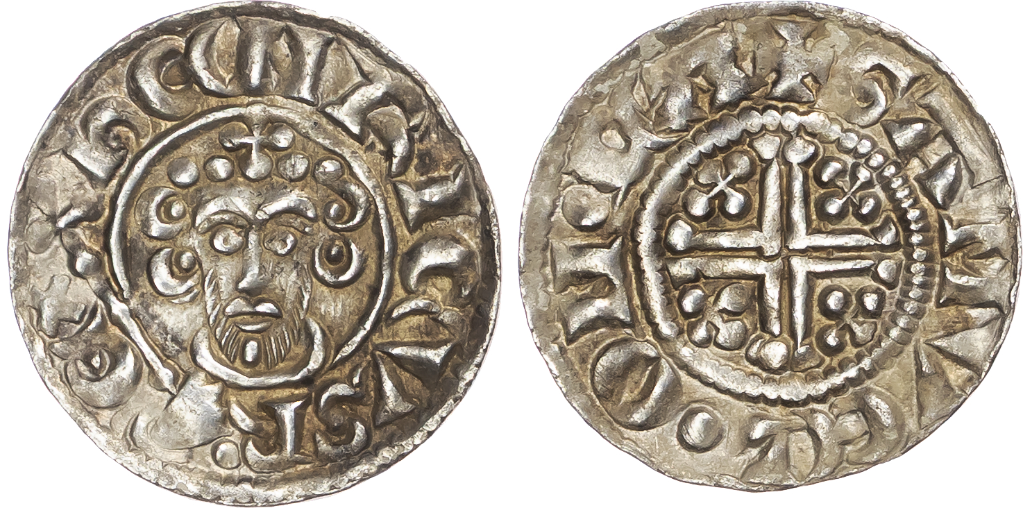 John (1199-1216), AR Penny, Short Cross Coinage, Class 5b2, Canterbury mint, Samuel as moneyer.