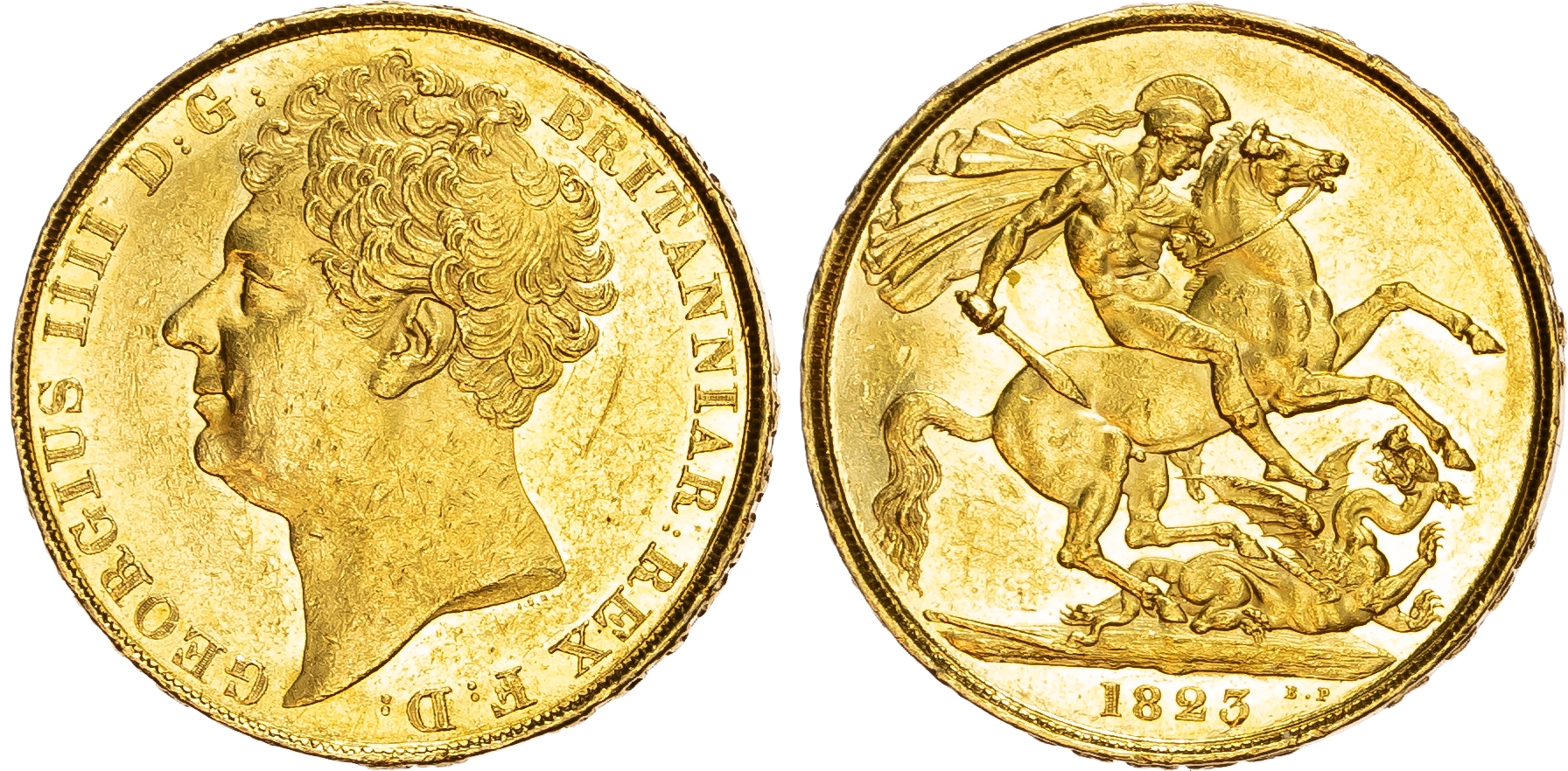 George IV (1820-1830), Two Pounds, 1823