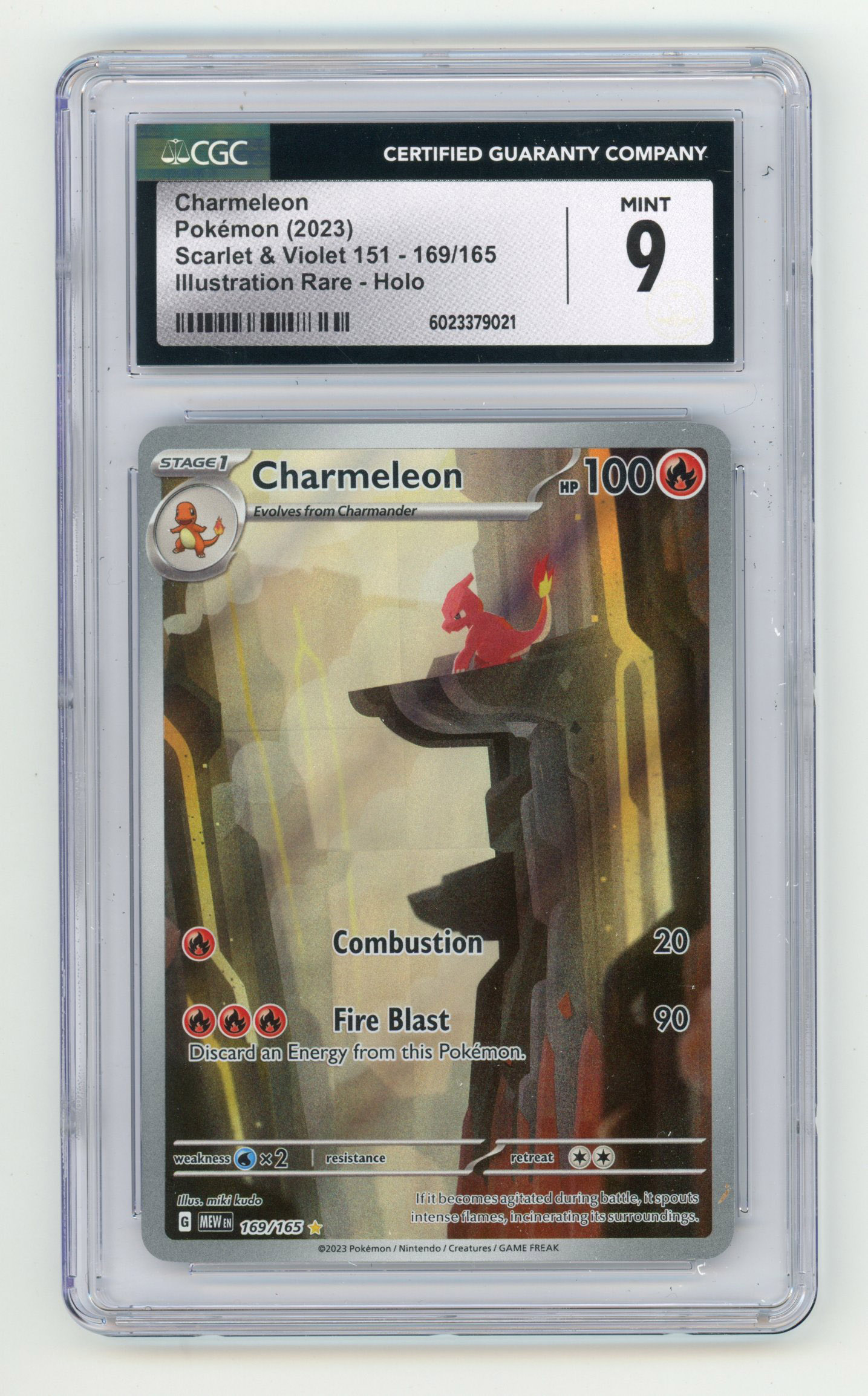 CGC 9 Charmeleon Illustration Rare #169 - S&V 151 2023
