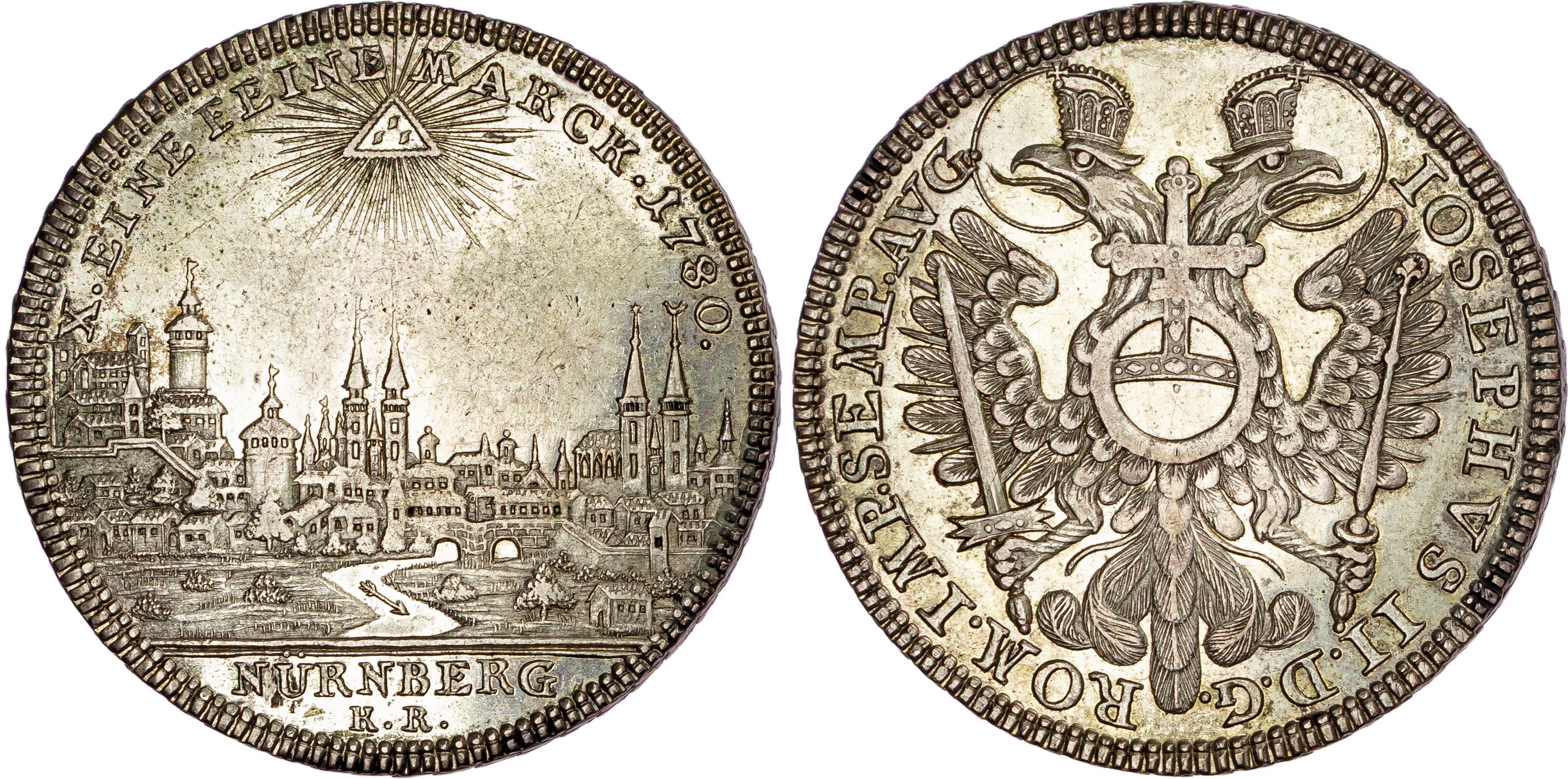 Germany, Nürnberg, silver Taler, 1780