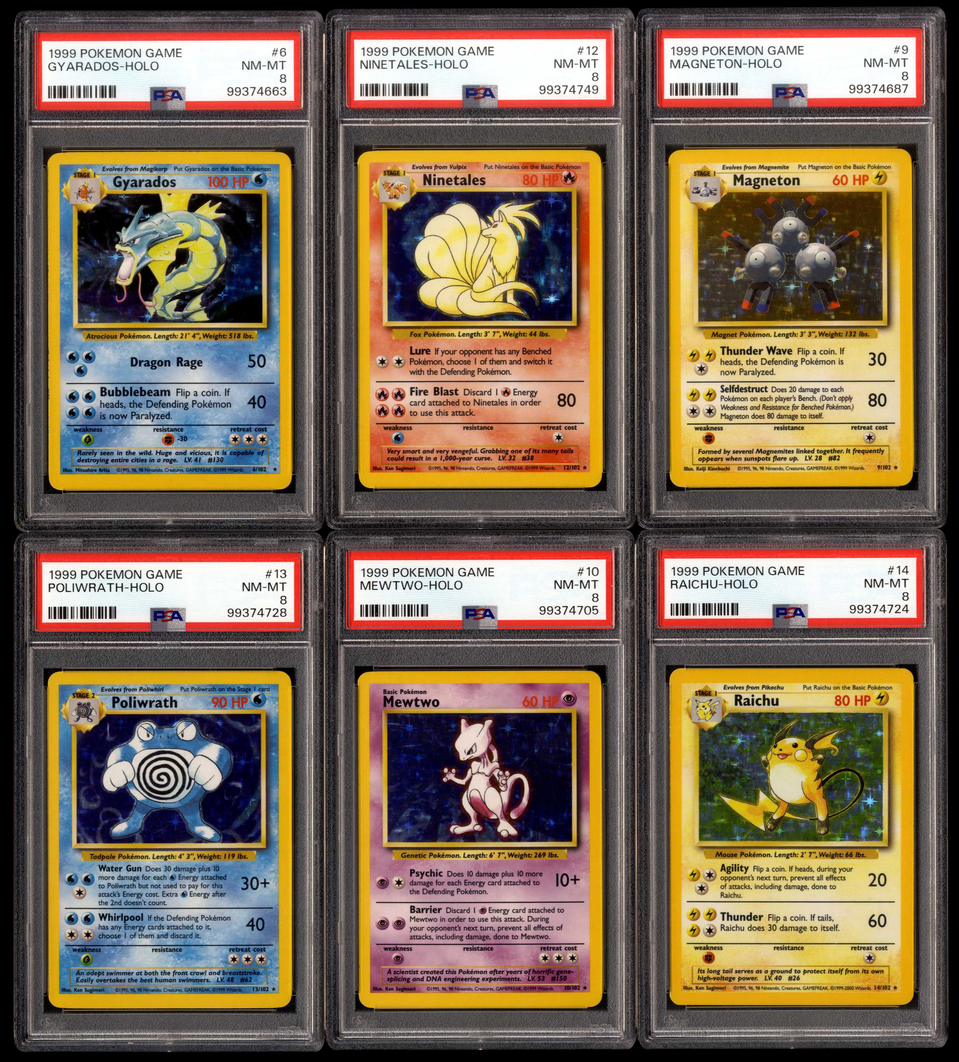 Pokémon Base Set PSA 8 Collection - Unlimited 