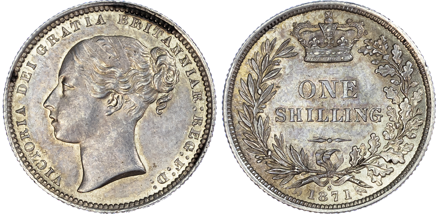 Victoria (1837-1901), Shilling, 1871