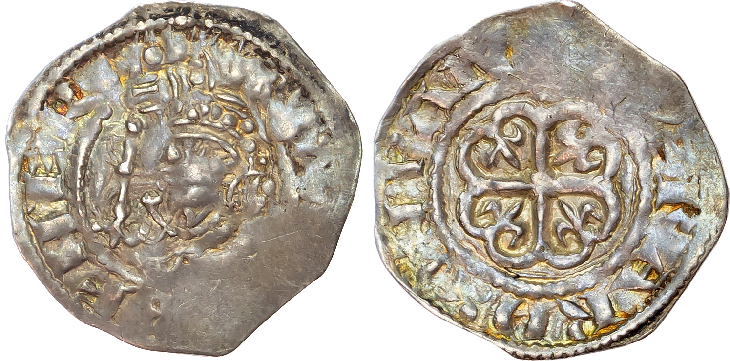 Stephen (1135-1154), Penny, ‘Watford’ type (1136-45), Warwick mint, moneyer Everard. 