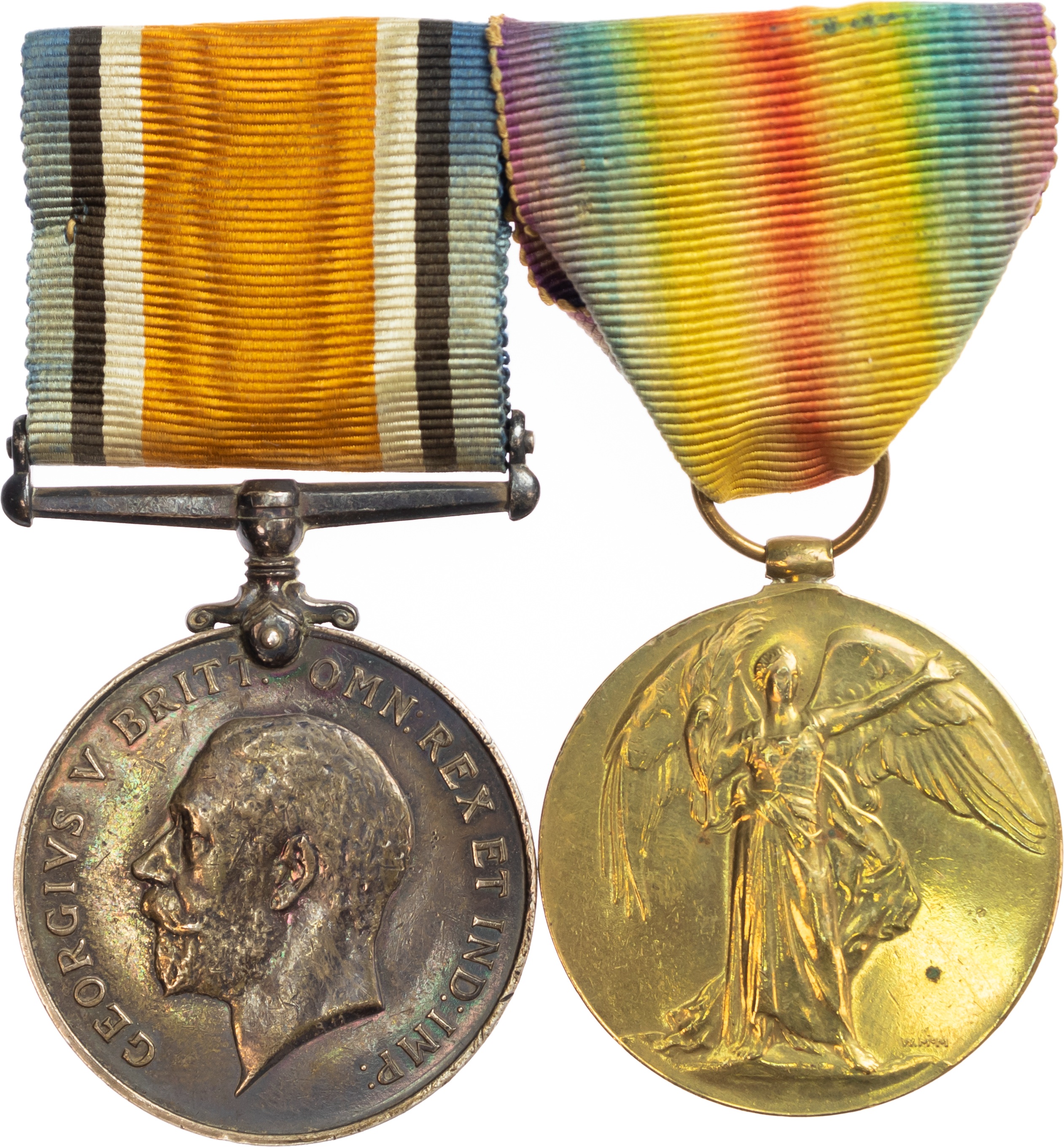 A Great War Scots Guards Pair awarded to Private Cecil Hector Urquhart