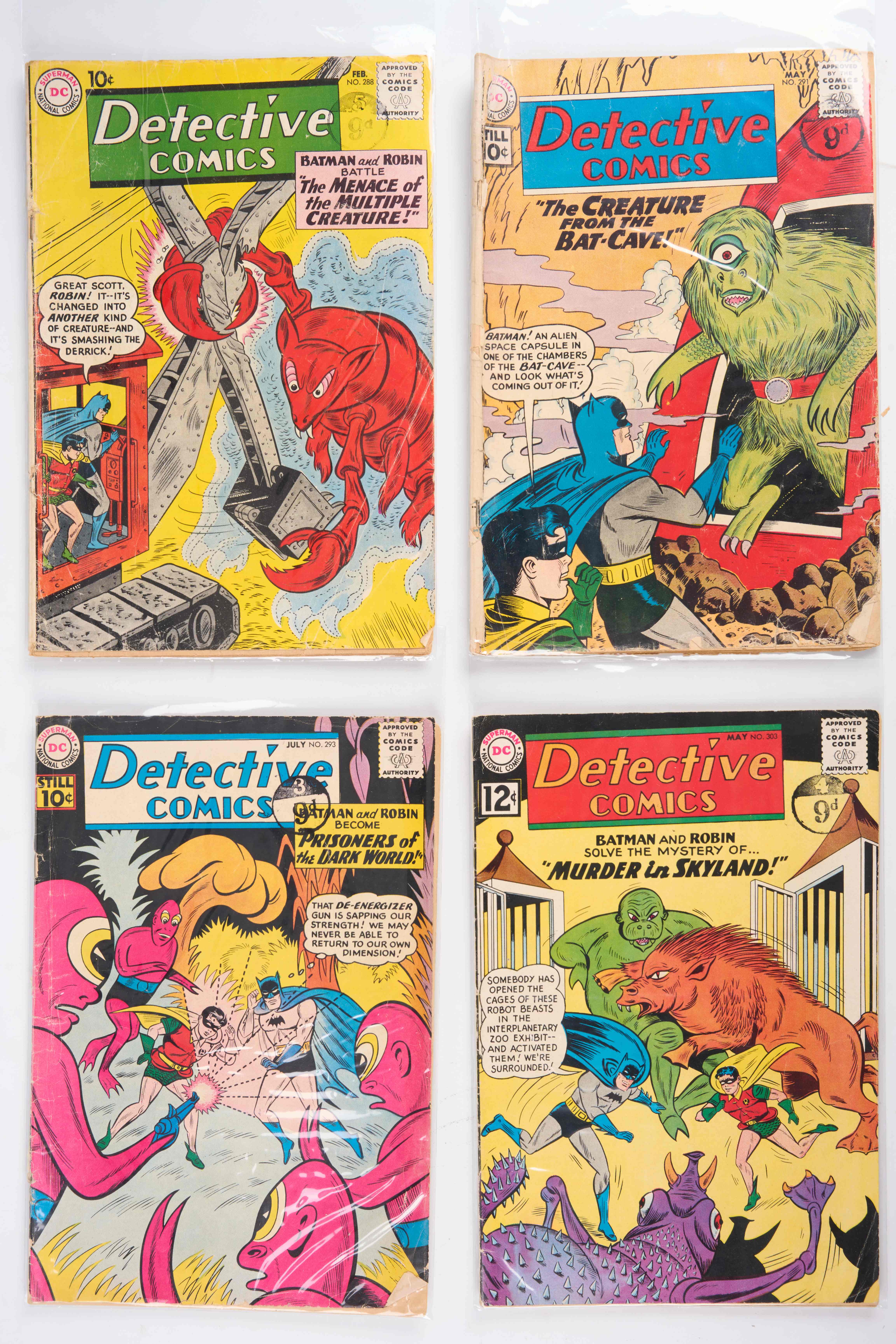Batman Detective Comics (DC Comics, 1961-1962) Bundle of Twelve