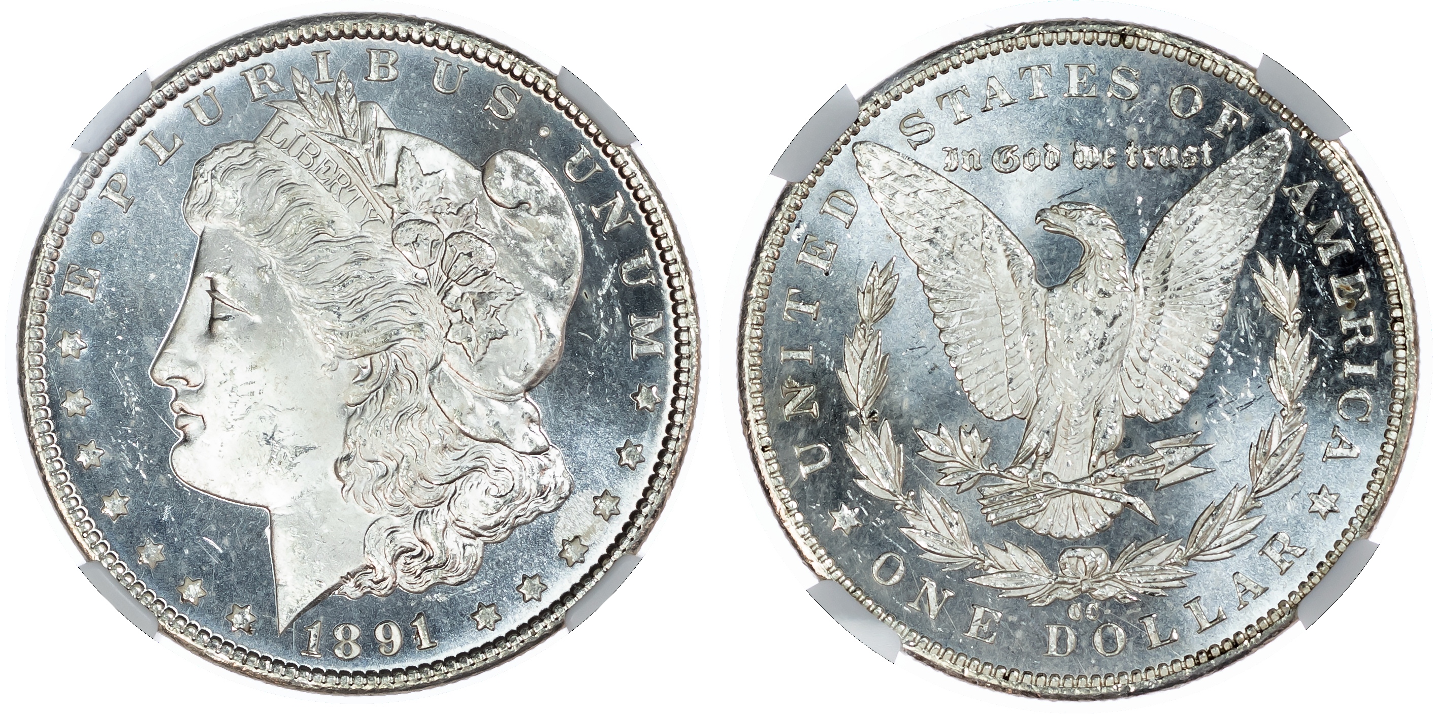 USA, silver Morgan Dollar, 1891