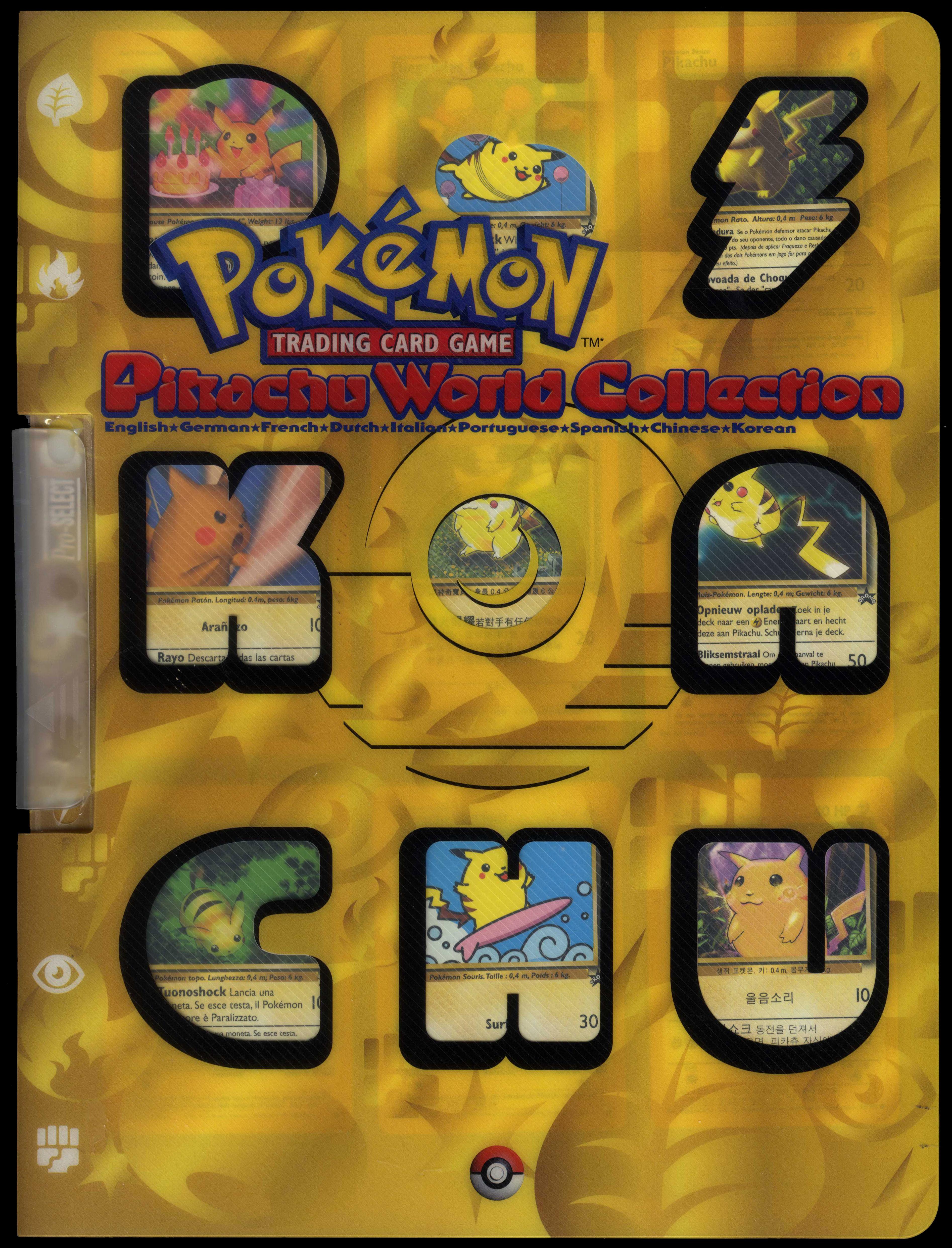 Pikachu World Collection - 2000 9/9 cards with Binder.