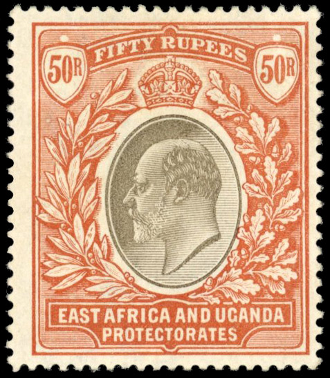 East Africa & Uganda SG 16 1903 50r mint
