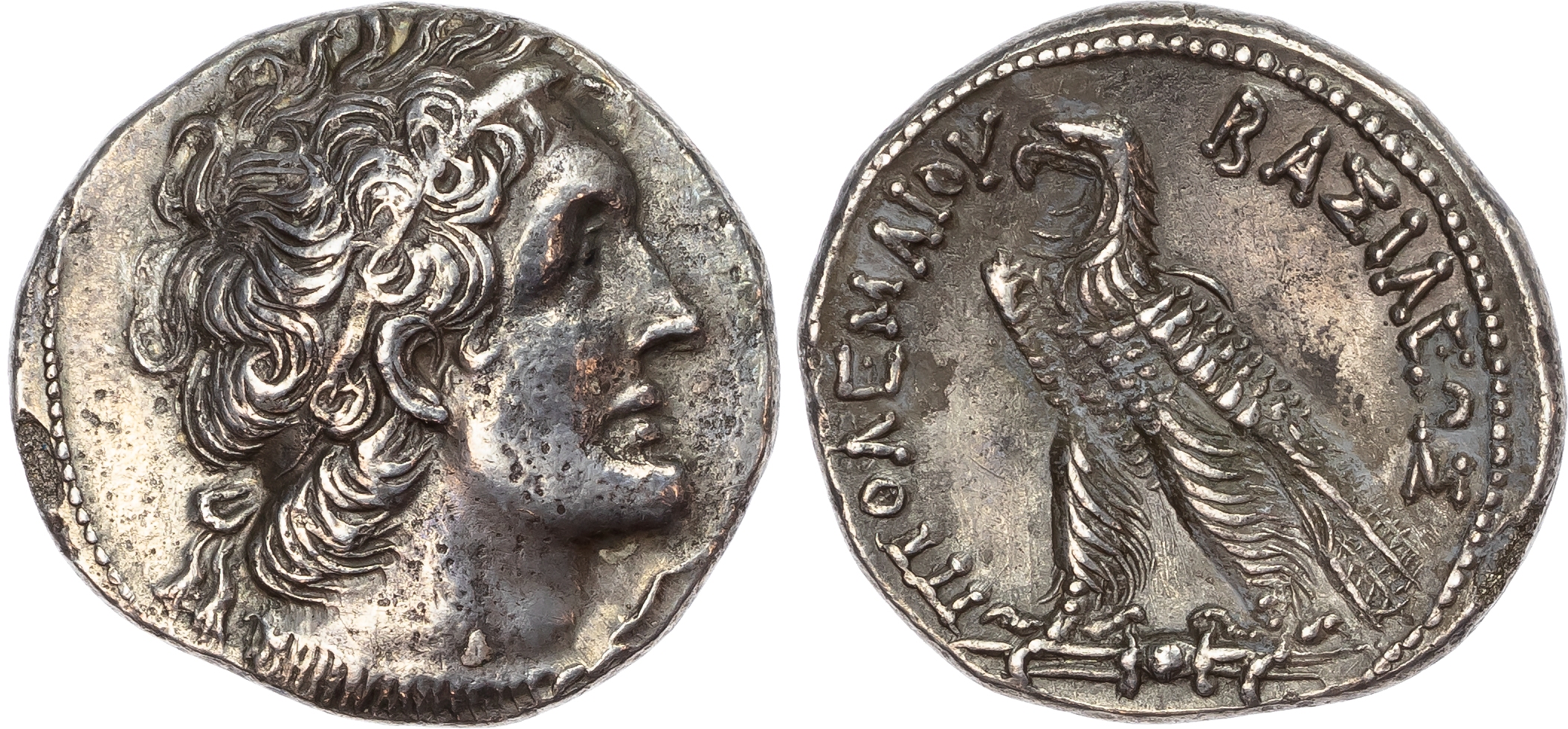 Ptolemaic Egypt, Ptolemy VI Philometor, first sole reign (c. 180-170 BC) AR Tetradrachm, Alexandria, 13.43g.