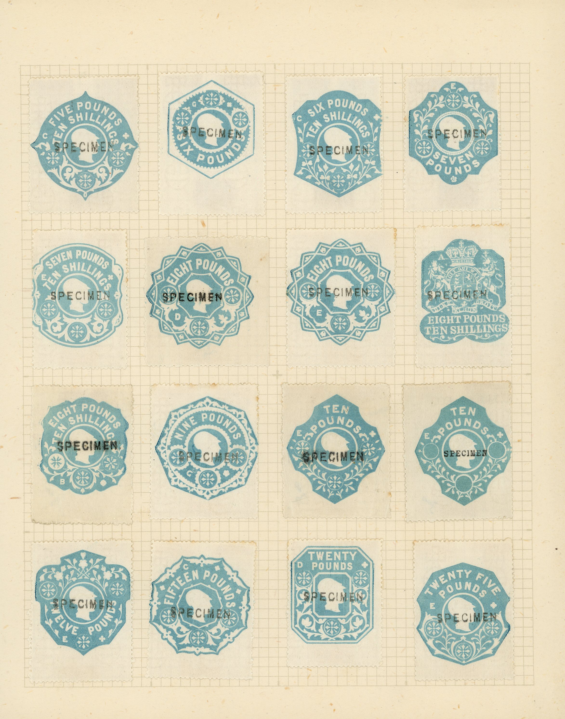 GB General Duty Embossed Specimen set of 77 