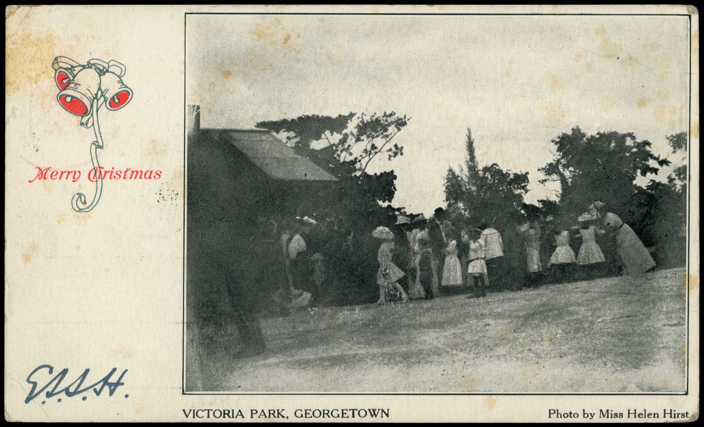 1911 Early card with a view of "Victoria...