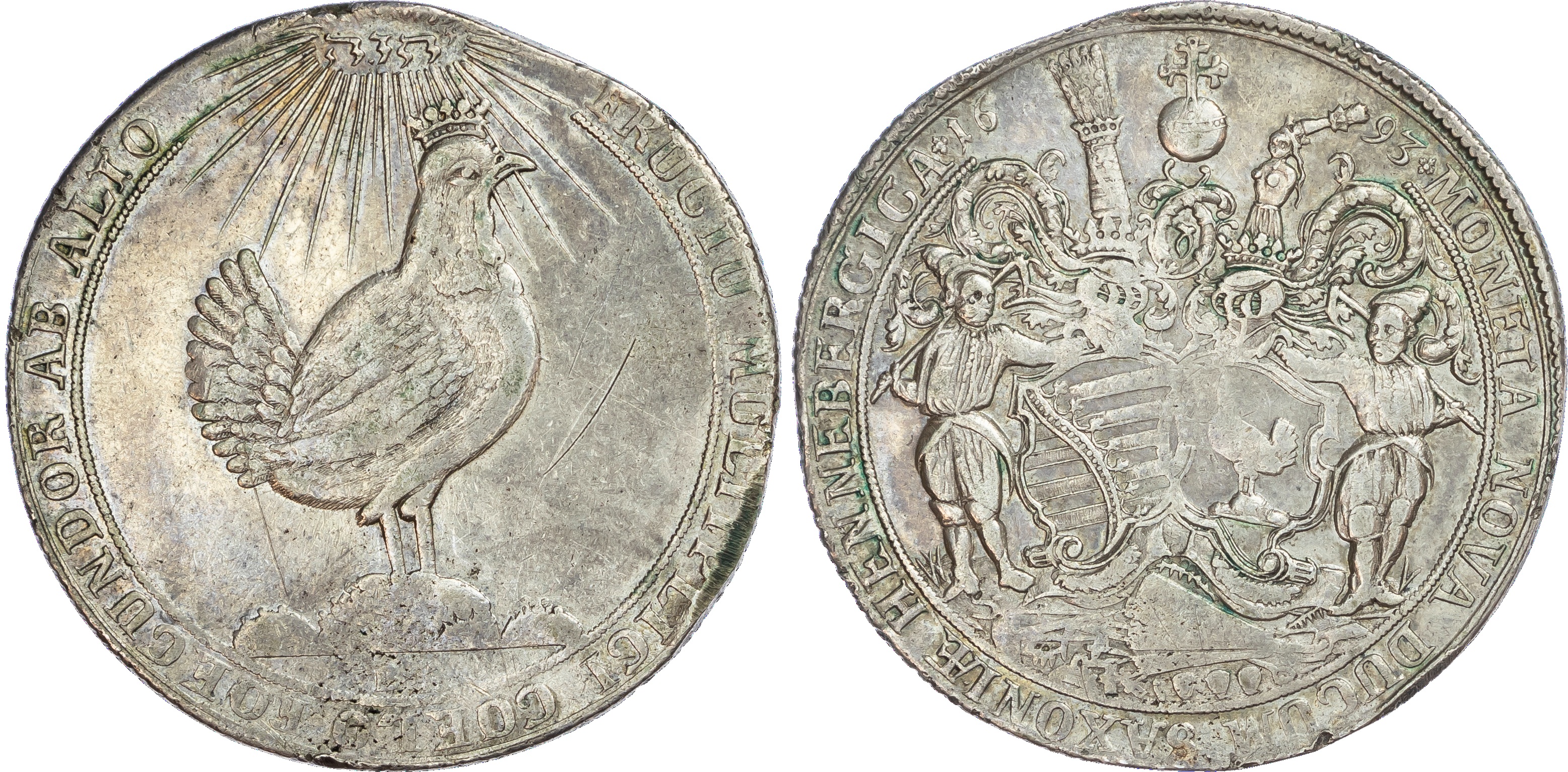 Germany, Saxe‑Henneberg‑Ilmenau, silver Taler, 1693.