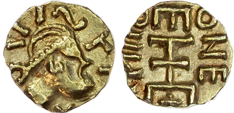 France, Merovingians, Quentovic, electrum Tremissis