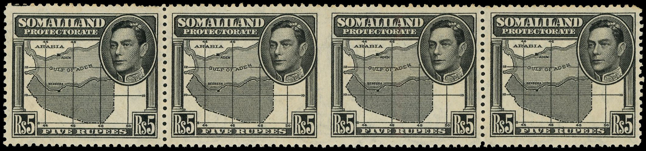 Somaliland SG 104a strip mint