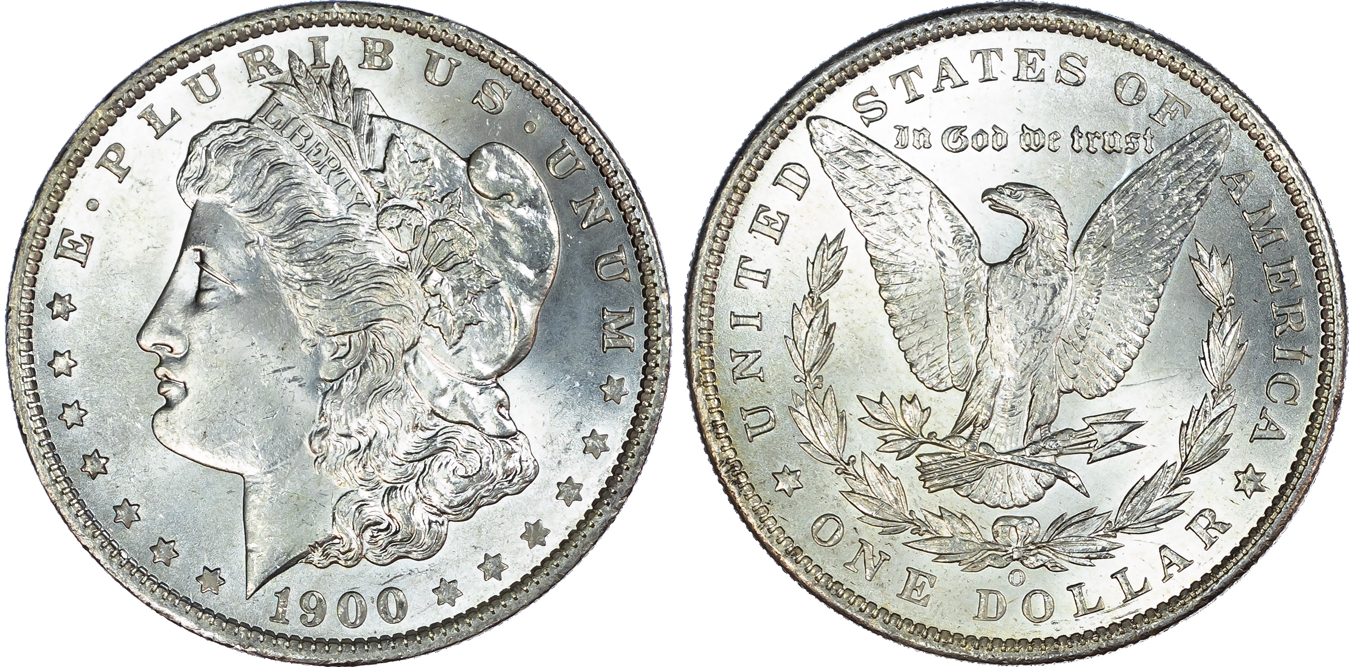 USA, silver Morgan Dollar, 1900
