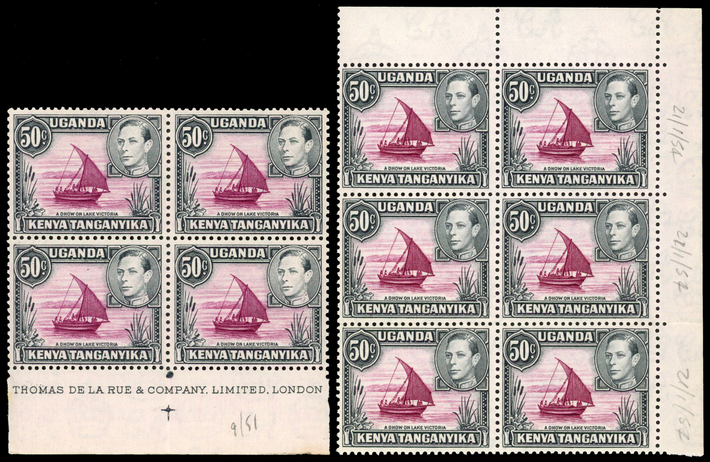 KUT SG 144e blocks mint