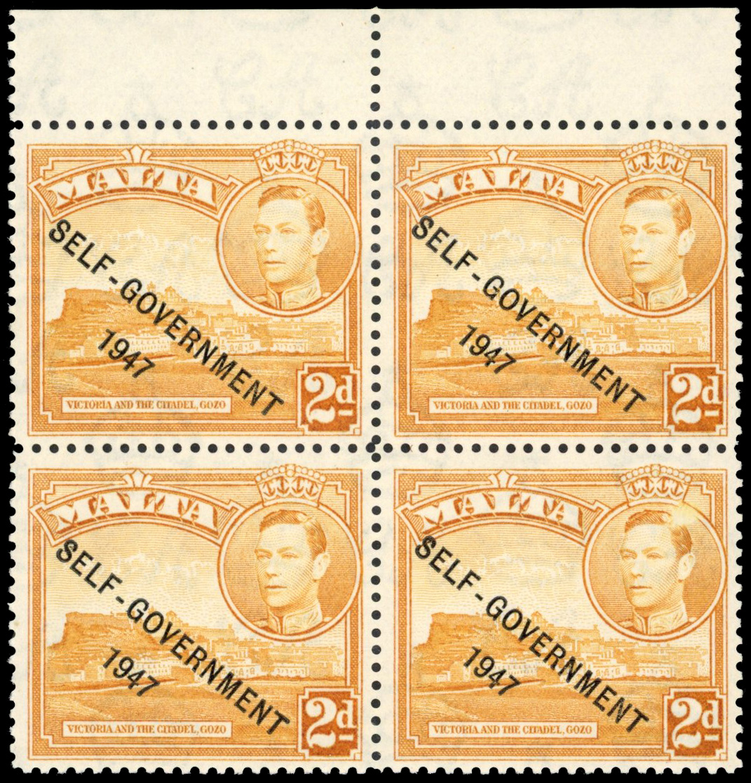 Malta SG 238ca block mint