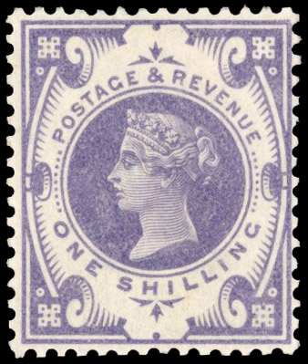 GB SG 211 1900 1s Jubilee colour trial