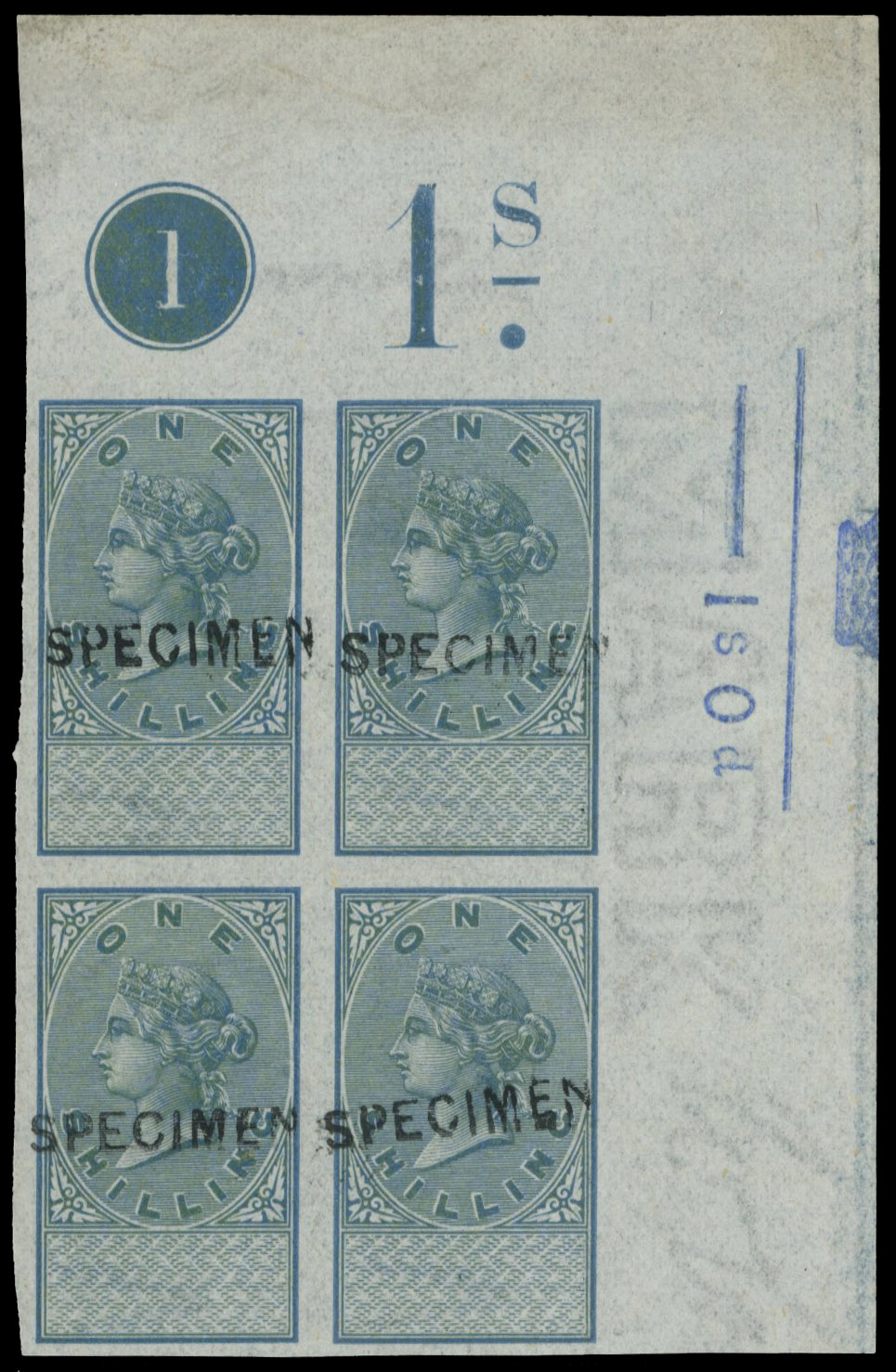 GB Unappropriated Die 1s Specimen block
